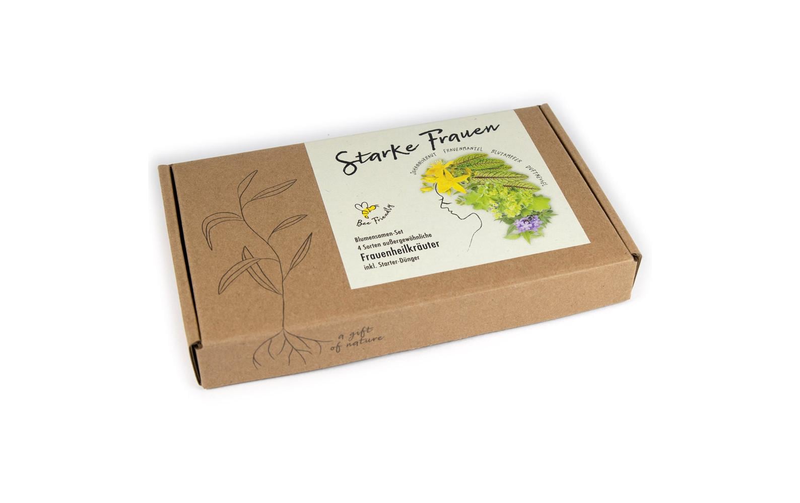 Naturkraftwerk Anzucht Starke Frauen, 4 Sorten Kräuter-Saatgut