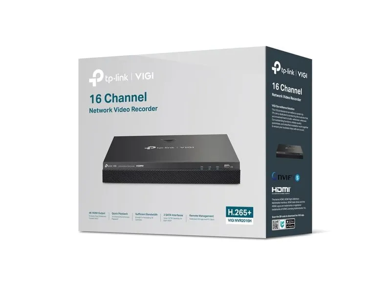 TP-Link Netzwerkrekorder VIGI NVR2016H 0 TB, 16 Kanal TP-Link Netzwerkrekorder VIGI NVR2016H 0 TB, 16 Kanal