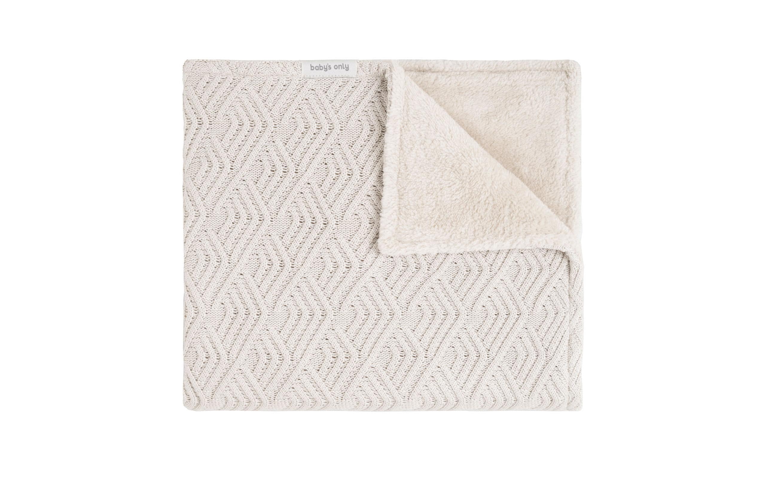baby's only Babydecke Teddyfutter Sierra Warm Linen