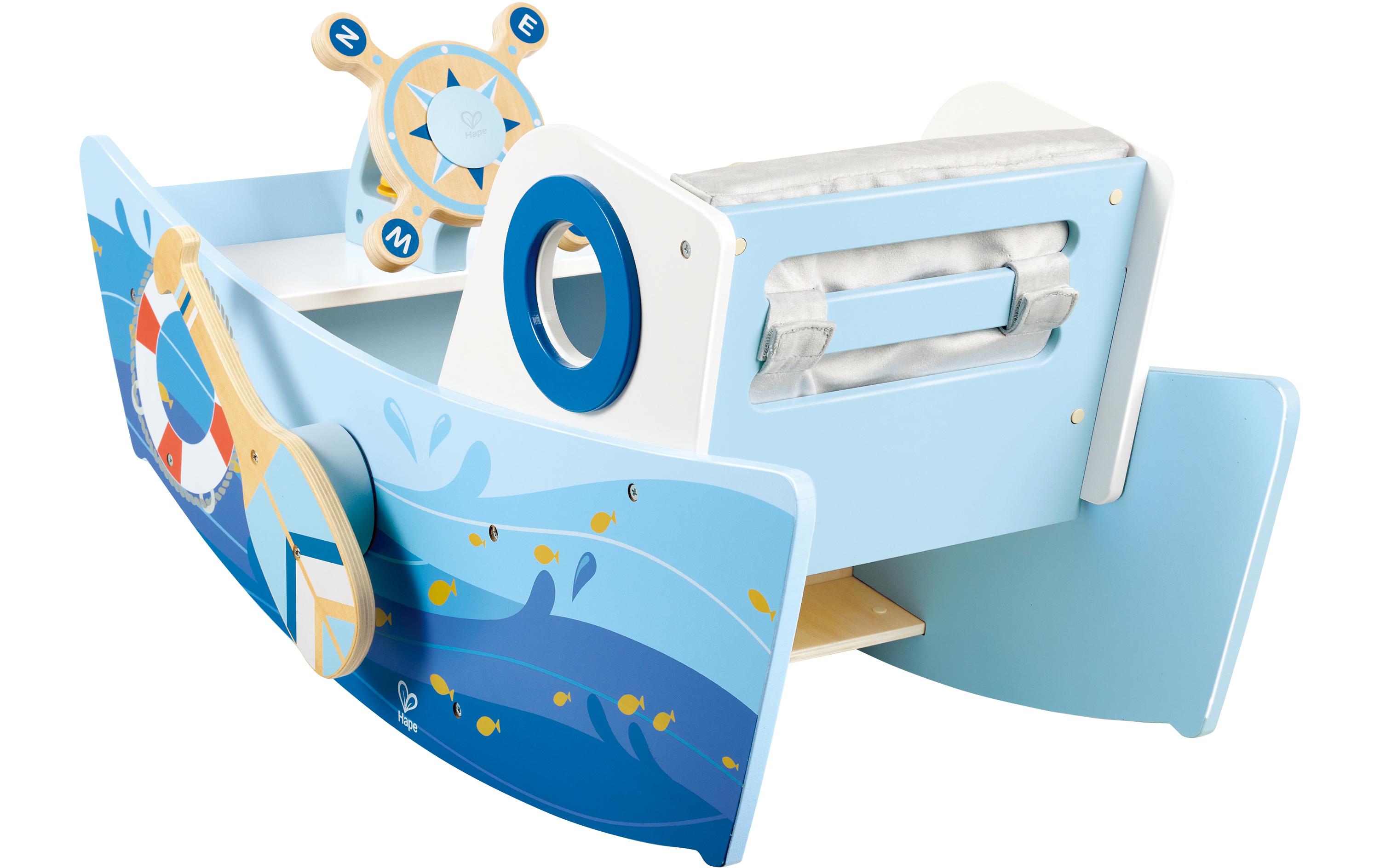 Hape Beschäftigungsspielzeug Captain's Rocking Boat
