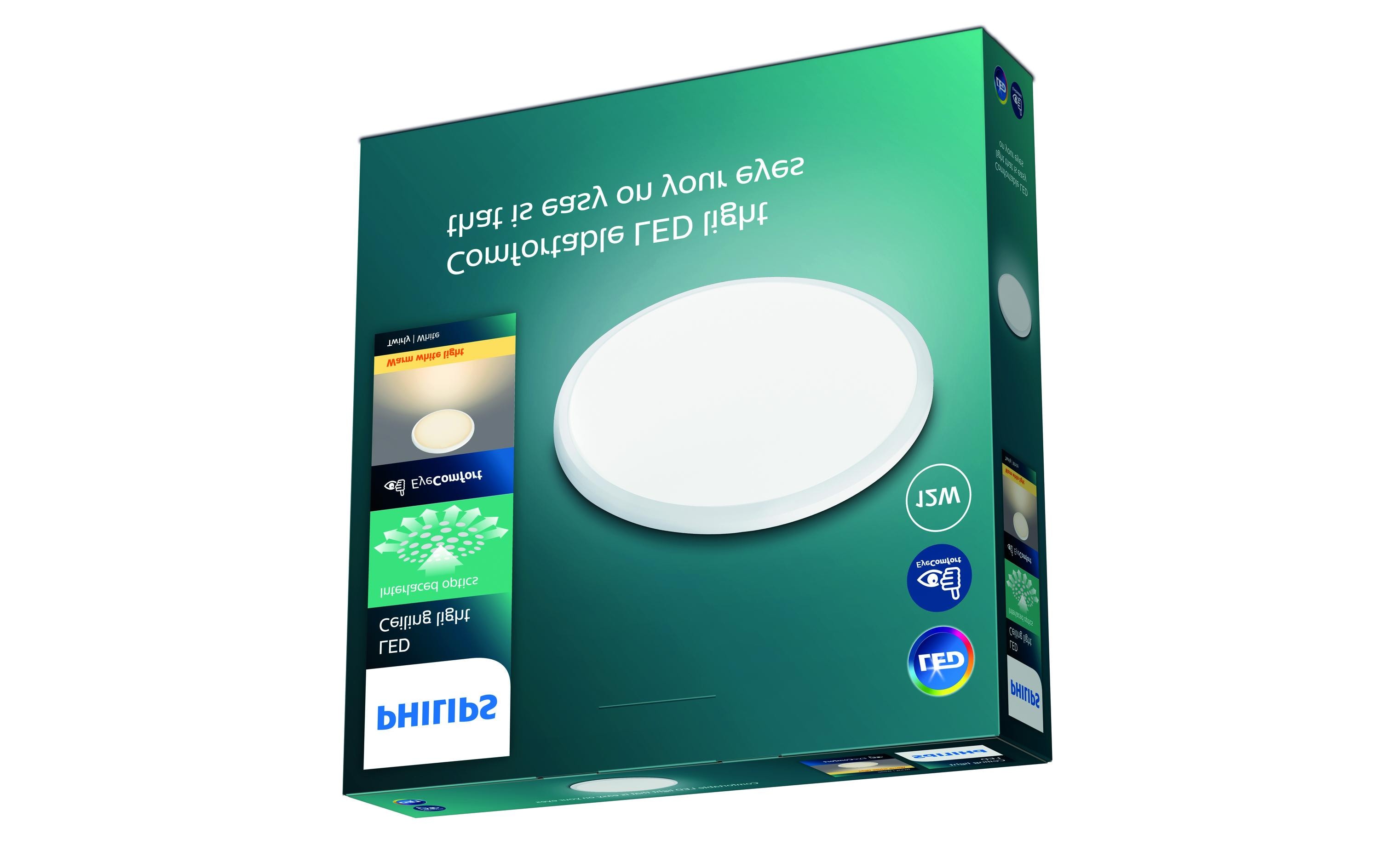 Philips Deckenleuchte Twirly 1400 lm Weiss