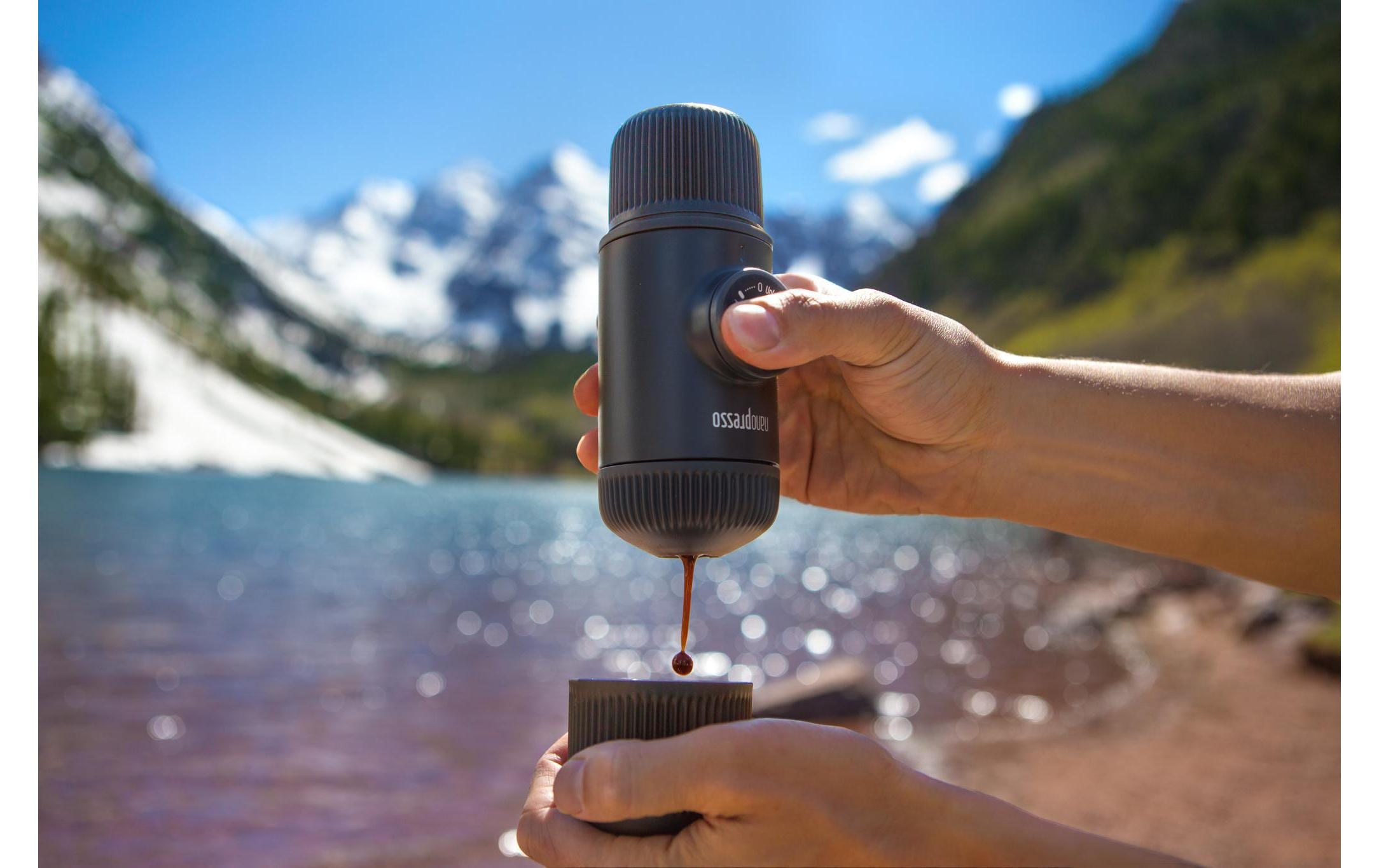 Wacaco Reisekaffeemaschine Nanopresso Schwarz