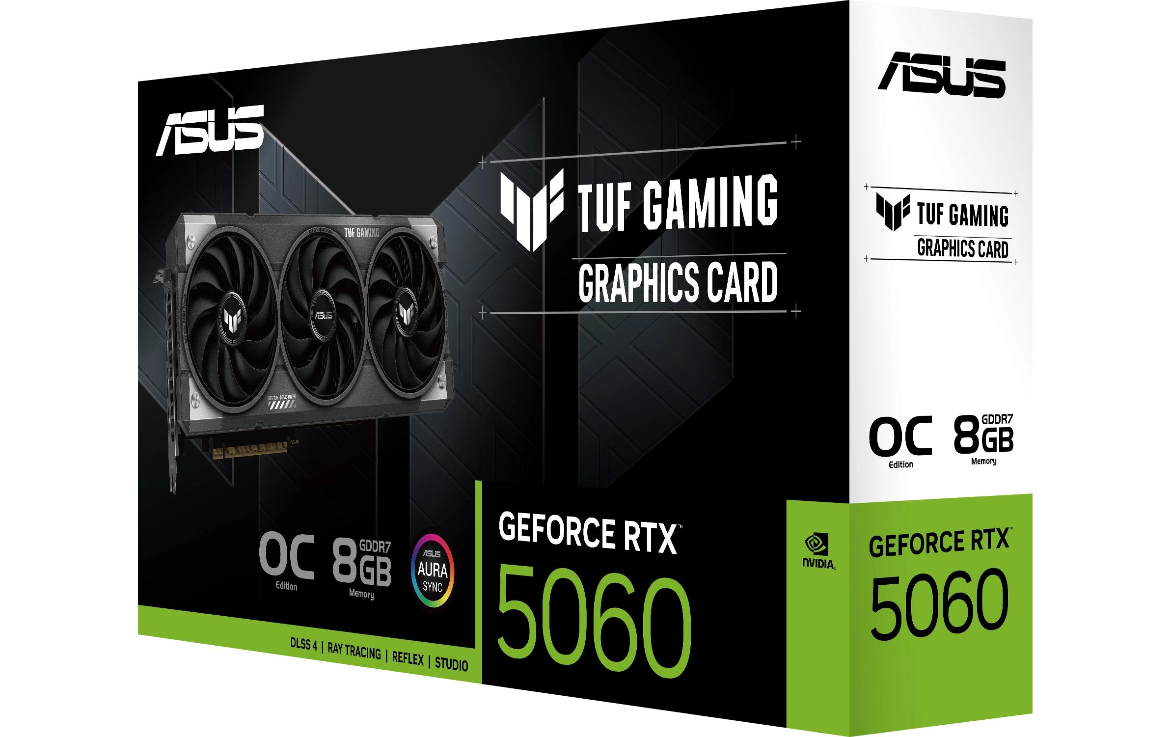 ASUS Grafikkarte TUF Gaming GeForce RTX 5060 8 GB OC Edition