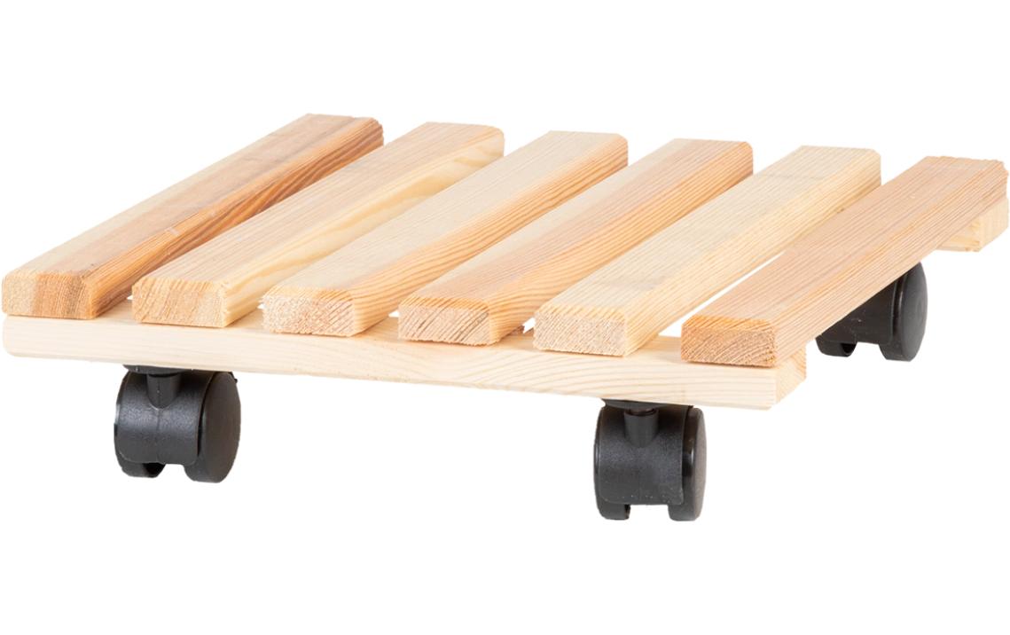 Esschert Design Rolleruntersetzer Quadratisch L Nature/Schwarz Esschert Design Rolleruntersetzer Quadratisch L Nature/Schwarz