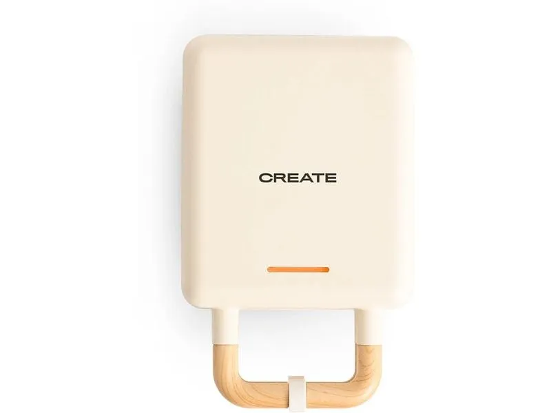 Create Waffeleisen Stone 2 in 1 Compact Wollweiss Create Waffeleisen Stone 2 in 1 Compact Wollweiss
