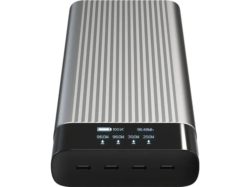HYPER Powerbank HyperJuice 245W USB-C Battery Pack 27000 mAh HYPER Powerbank HyperJuice 245W USB-C Battery Pack 27000 mAh