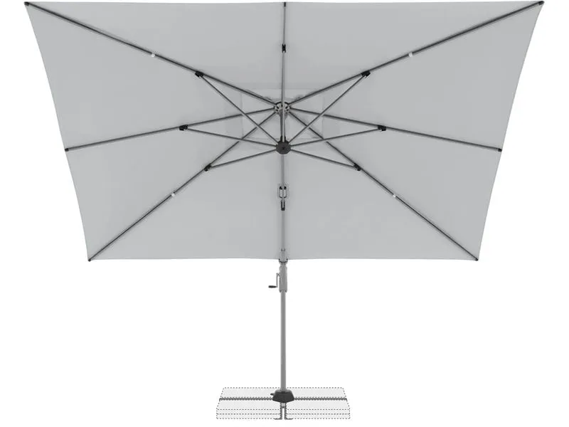 Doppler Sonnenschirm Active II 350 x 260 - Hellgrau Doppler Sonnenschirm Active II 350 x 260 - Hellgrau
