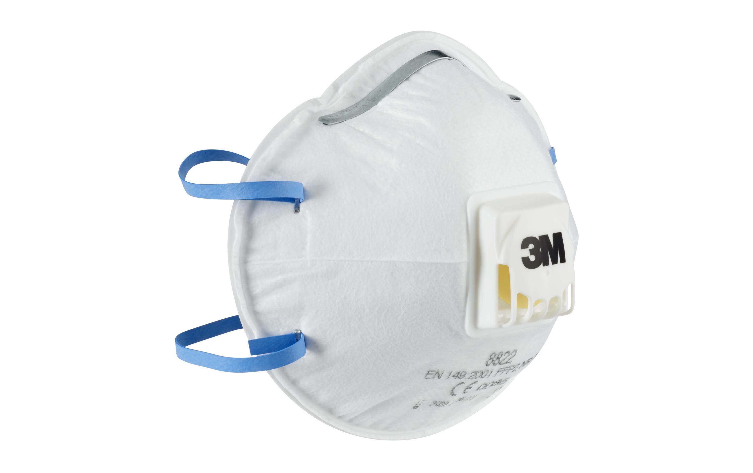 3M Atemschutzmaske 8822 FFP2, 3 Stück 3M Atemschutzmaske 8822 FFP2, 3 Stück