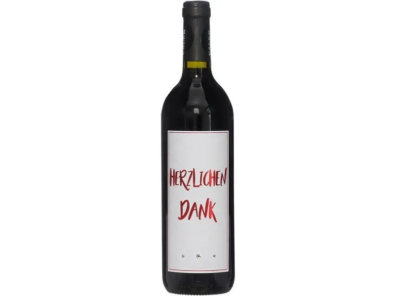 Dreams and Fantasy Geschenkidee Rotwein Herzlichen Dank Rot, 750 ml
