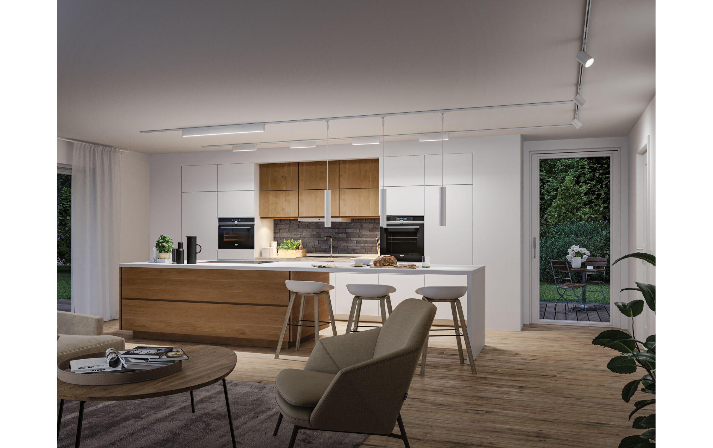 Paulmann URail LED Lightbar Zelos 10W, 4000K, signalweiss