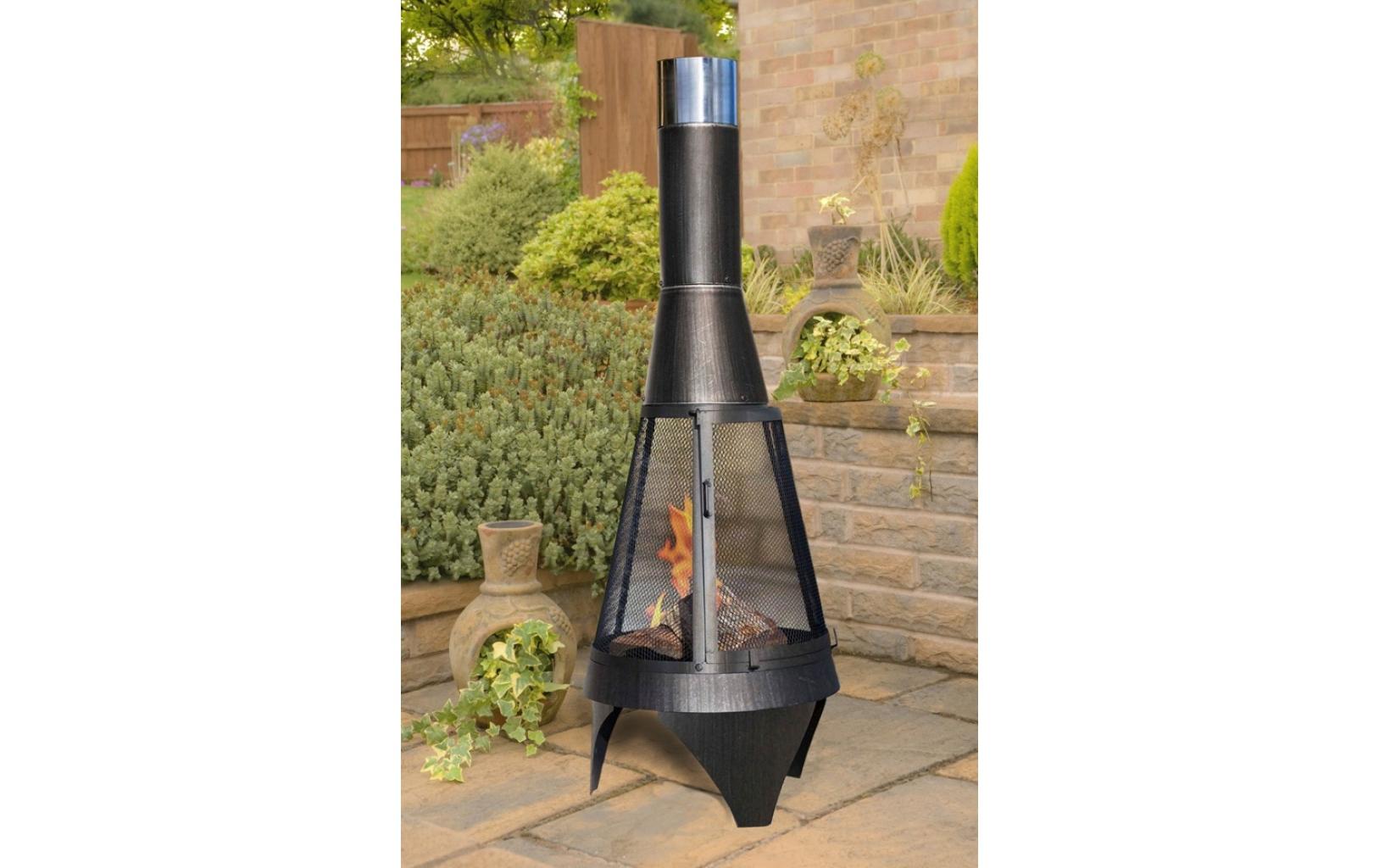 Buschbeck Feuerschale Mesh Colorado M, 44 x 44 x 120 cm