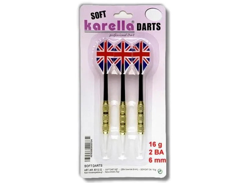 Karella Dartpfeile Softdart Blister-Set Karella Dartpfeile Softdart Blister-Set
