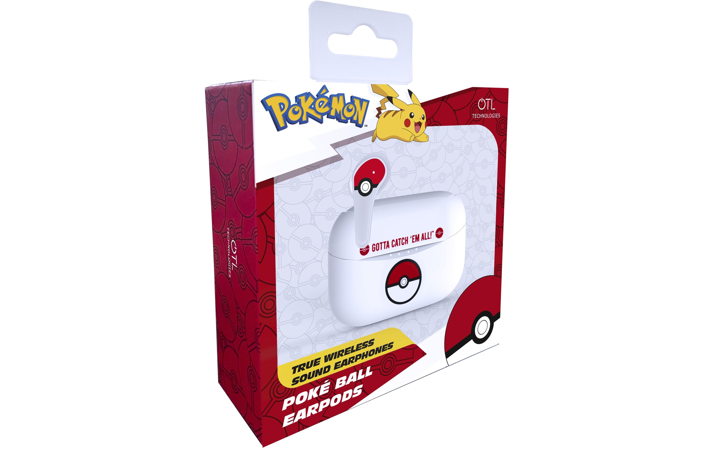 OTL True Wireless In-Ear-Kopfhörer Pokémon Pokéball Rot; Weiss