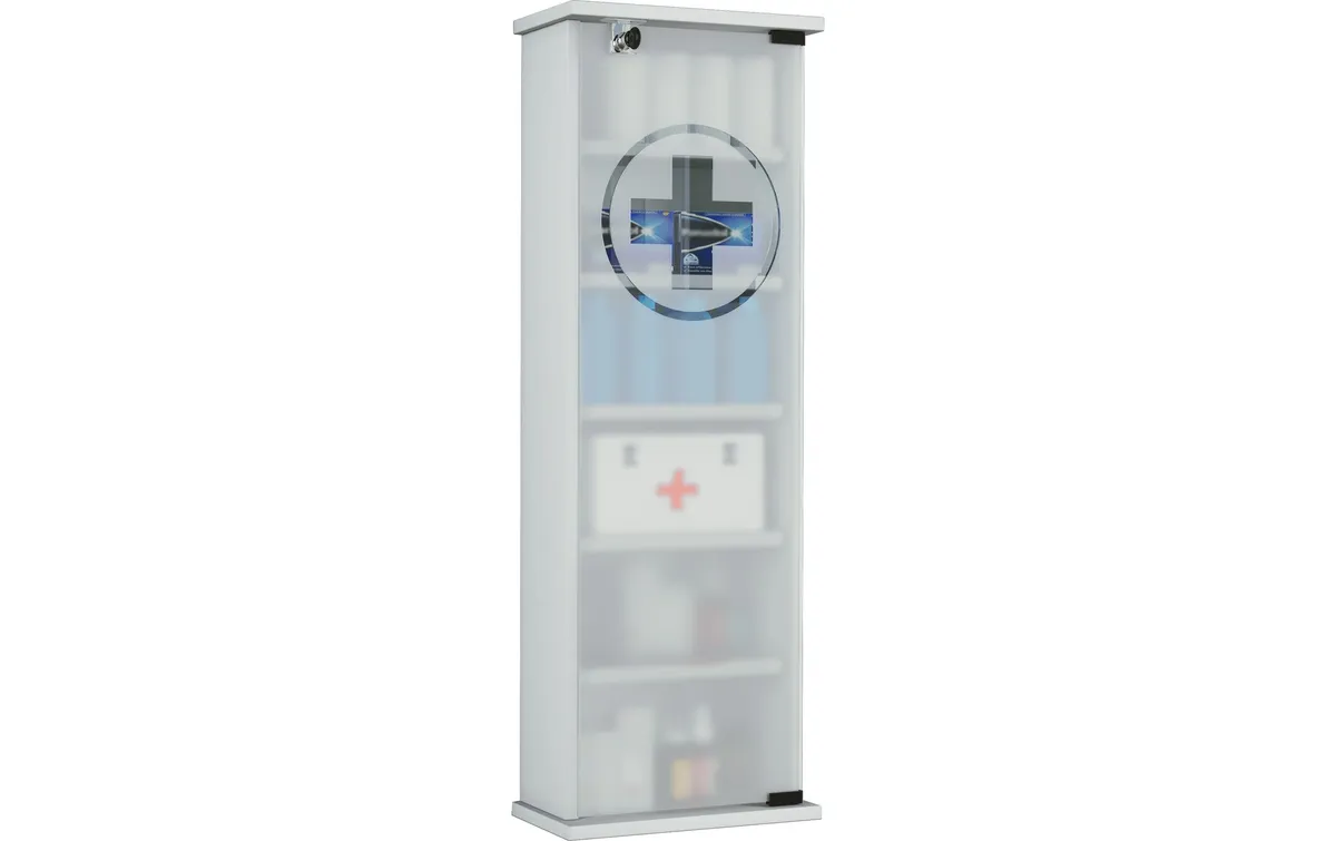 VCM Erste Hilfe Schrank Gusal XXL Weiss VCM Erste Hilfe Schrank Gusal XXL Weiss