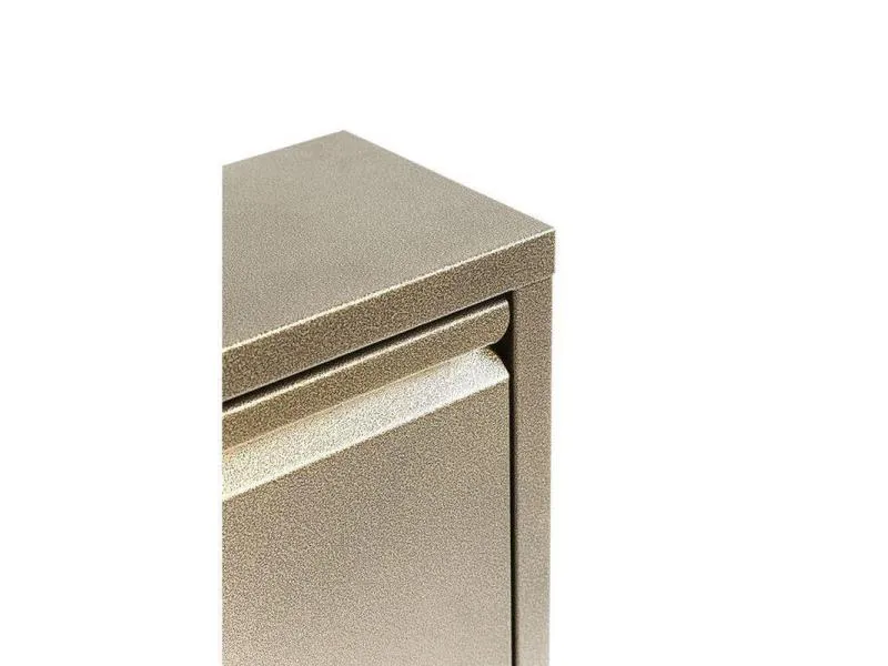 Kare Schuhschrank Caruso 100 x 50 cm, Bronze