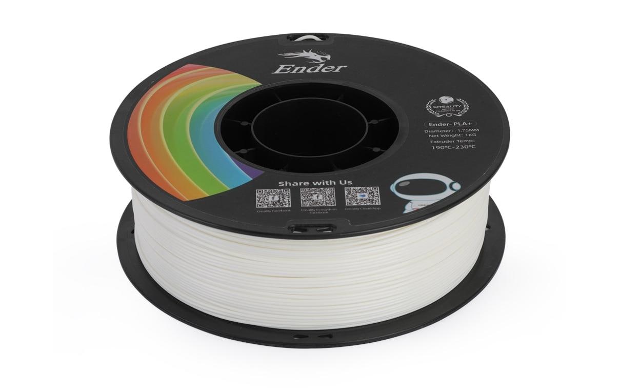 Creality Filament PLA+ Weiss, 1.75 mm, 1 kg
