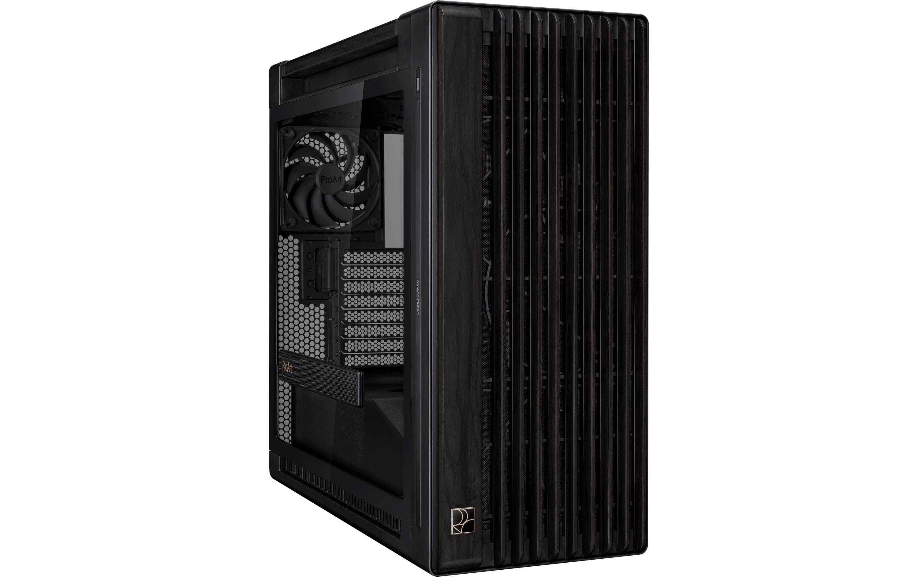 ASUS PC-Gehäuse ProArt PA602 Wood Edition Schwarz