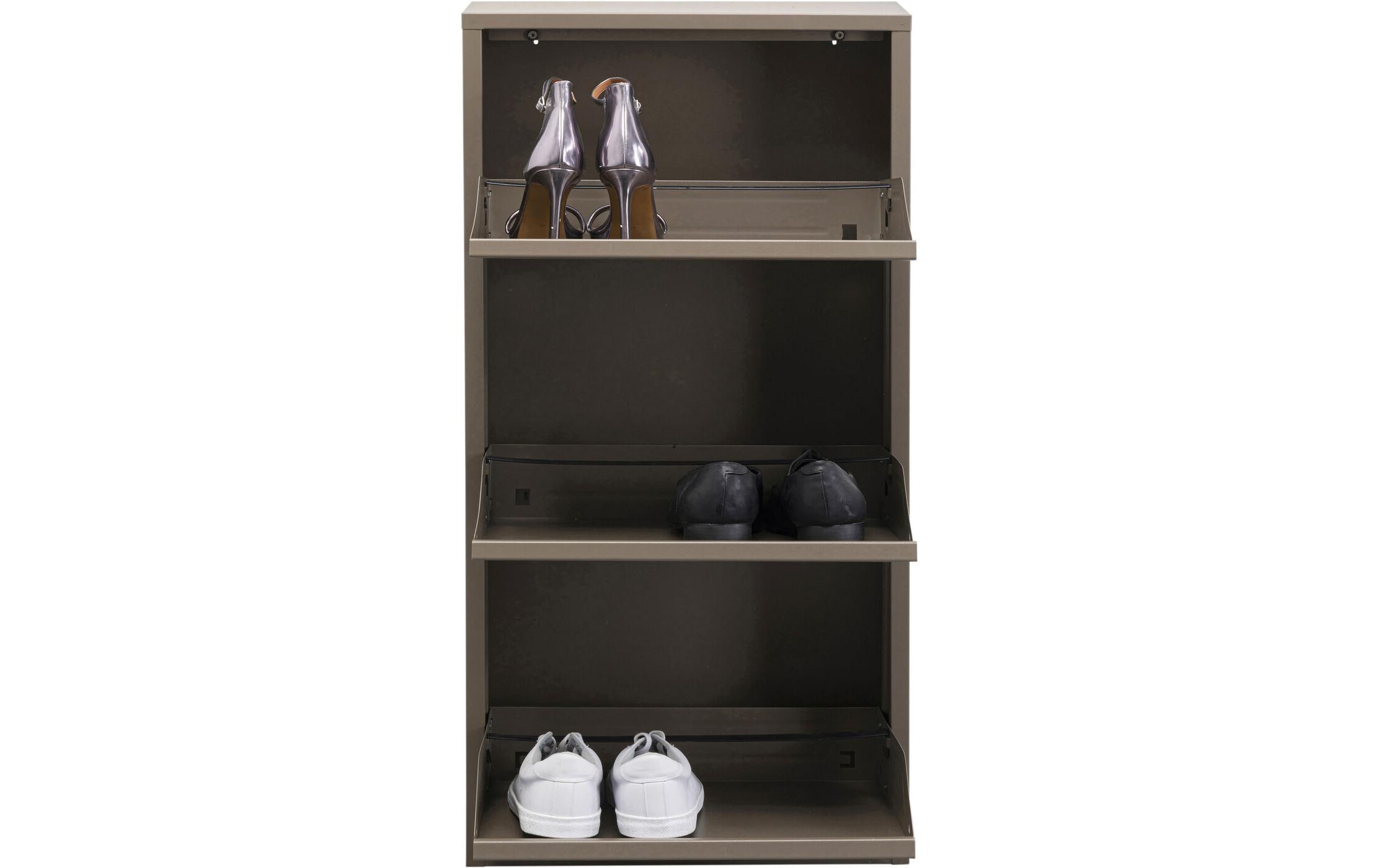 Kare Schuhschrank Caruso 3-er, 50 x 103 cm, Braun