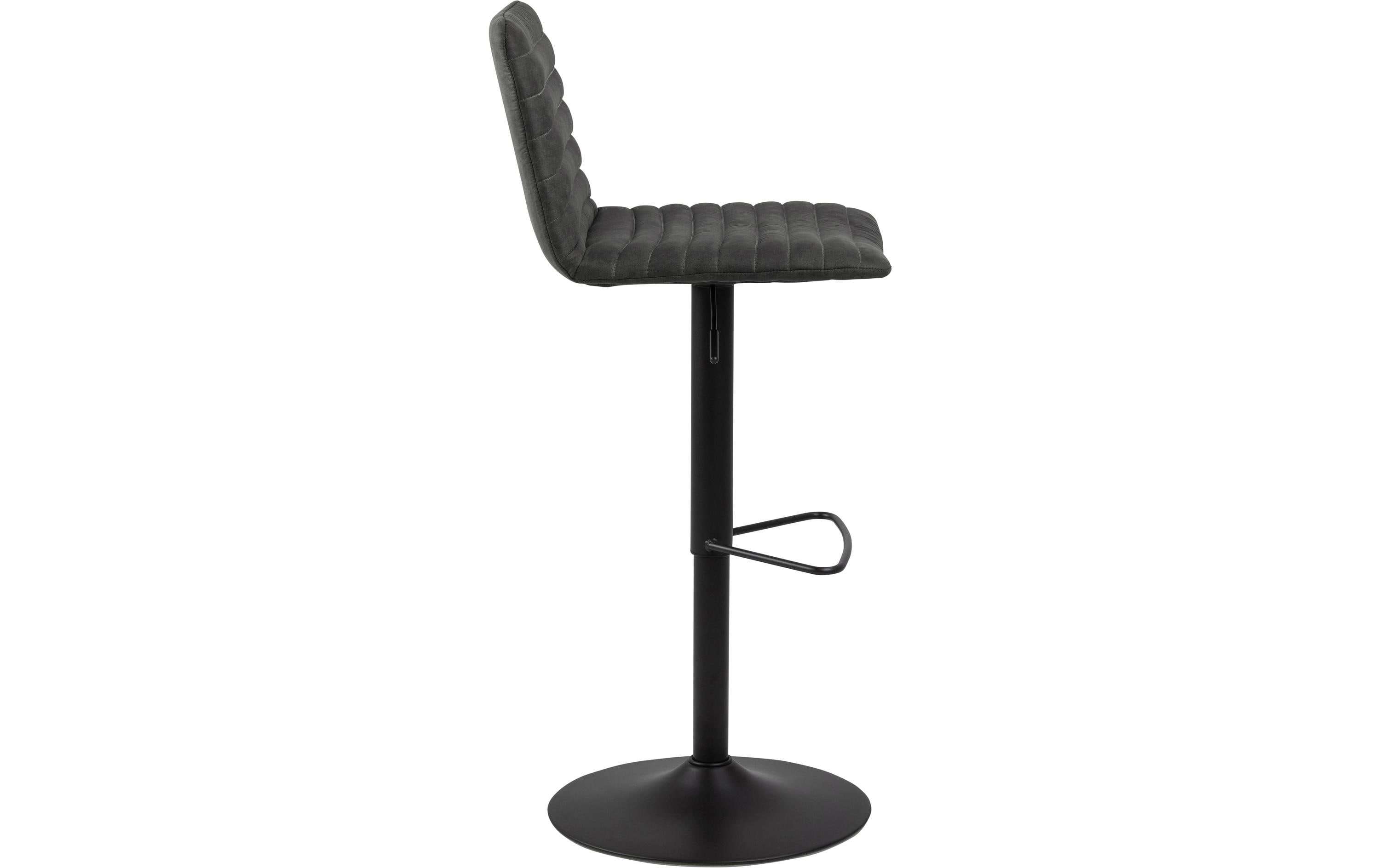 AC Design Barhocker Kimmy, 2 Stück, 50 x 110.5 cm, Anthrazit