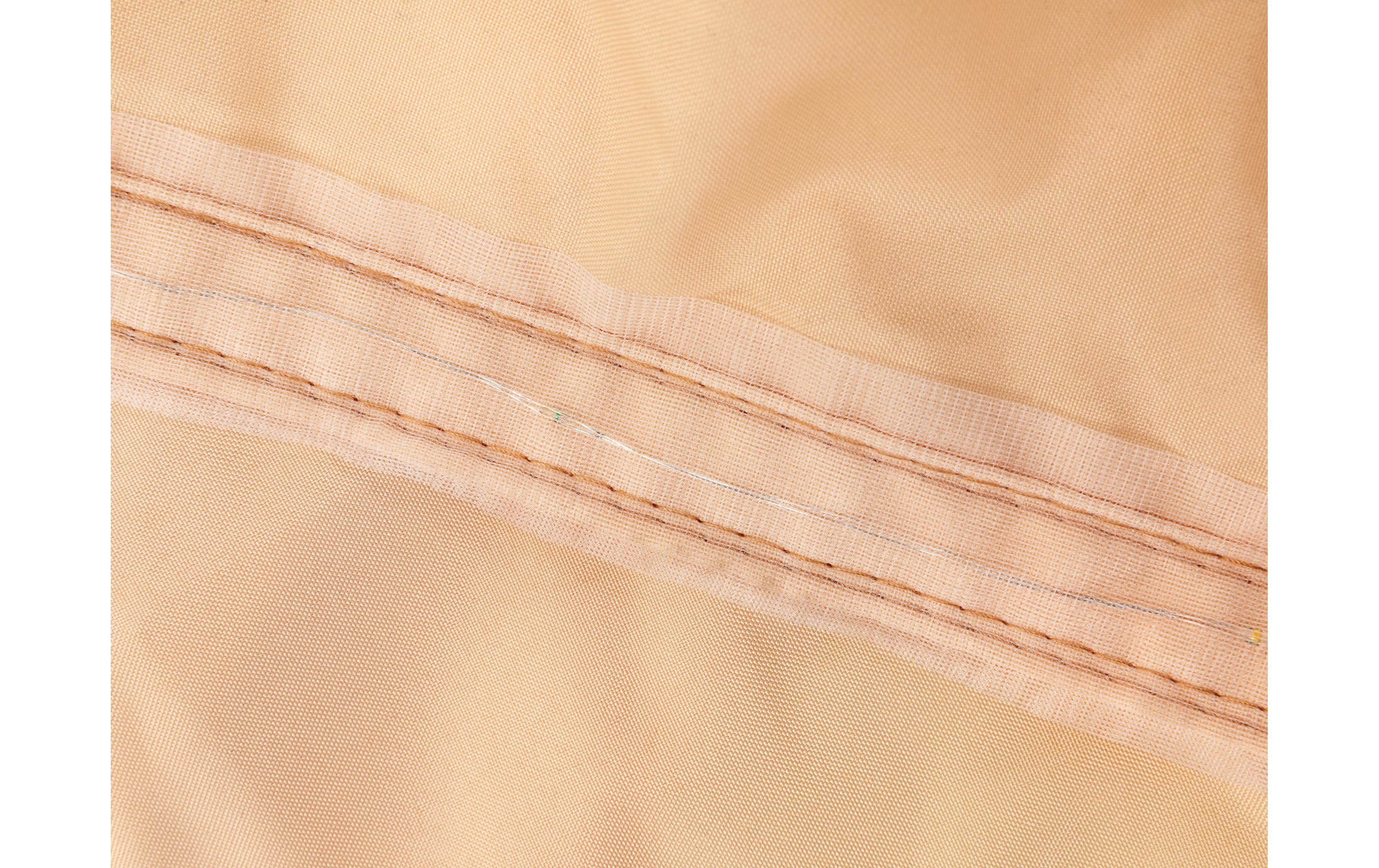 COCON Sonnensegel LED Solar, 360 cm, Dreieck, Beige