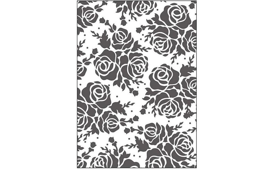 Creativ Company Prägeschablone 11 x 14 cm, Rosen Creativ Company Prägeschablone 11 x 14 cm, Rosen