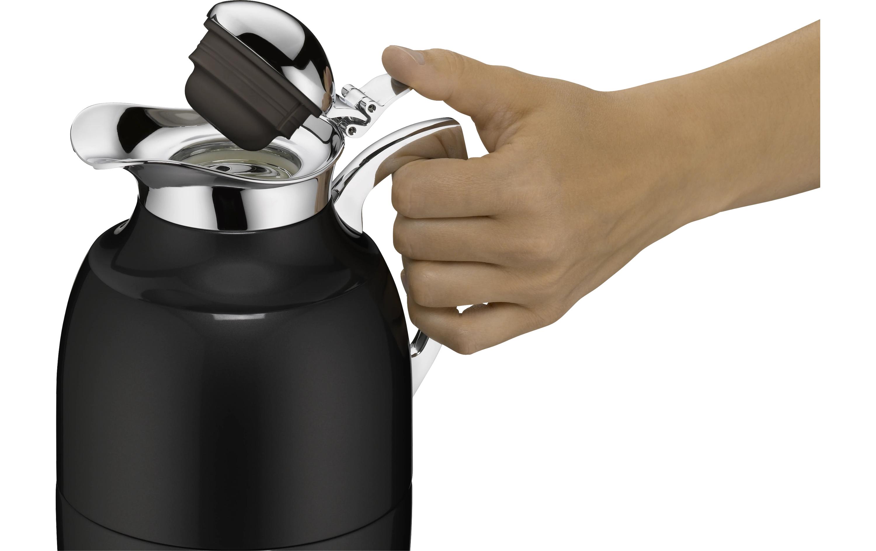 Alfi Thermoskanne Juwel 1000 ml, Schwarz Matt