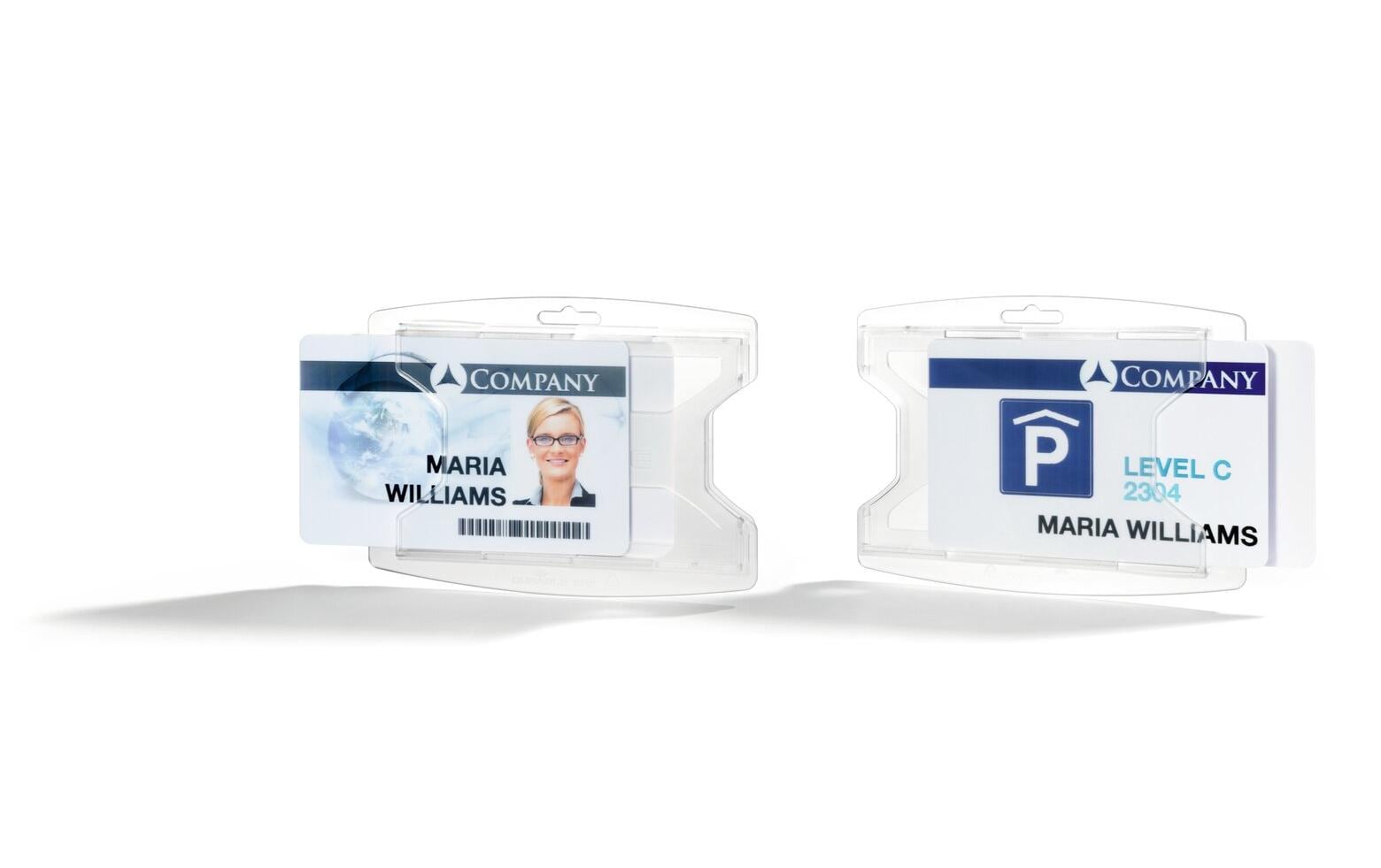 DURABLE Ausweishalter reXycle 2 Karten 10 Stück, Transparent