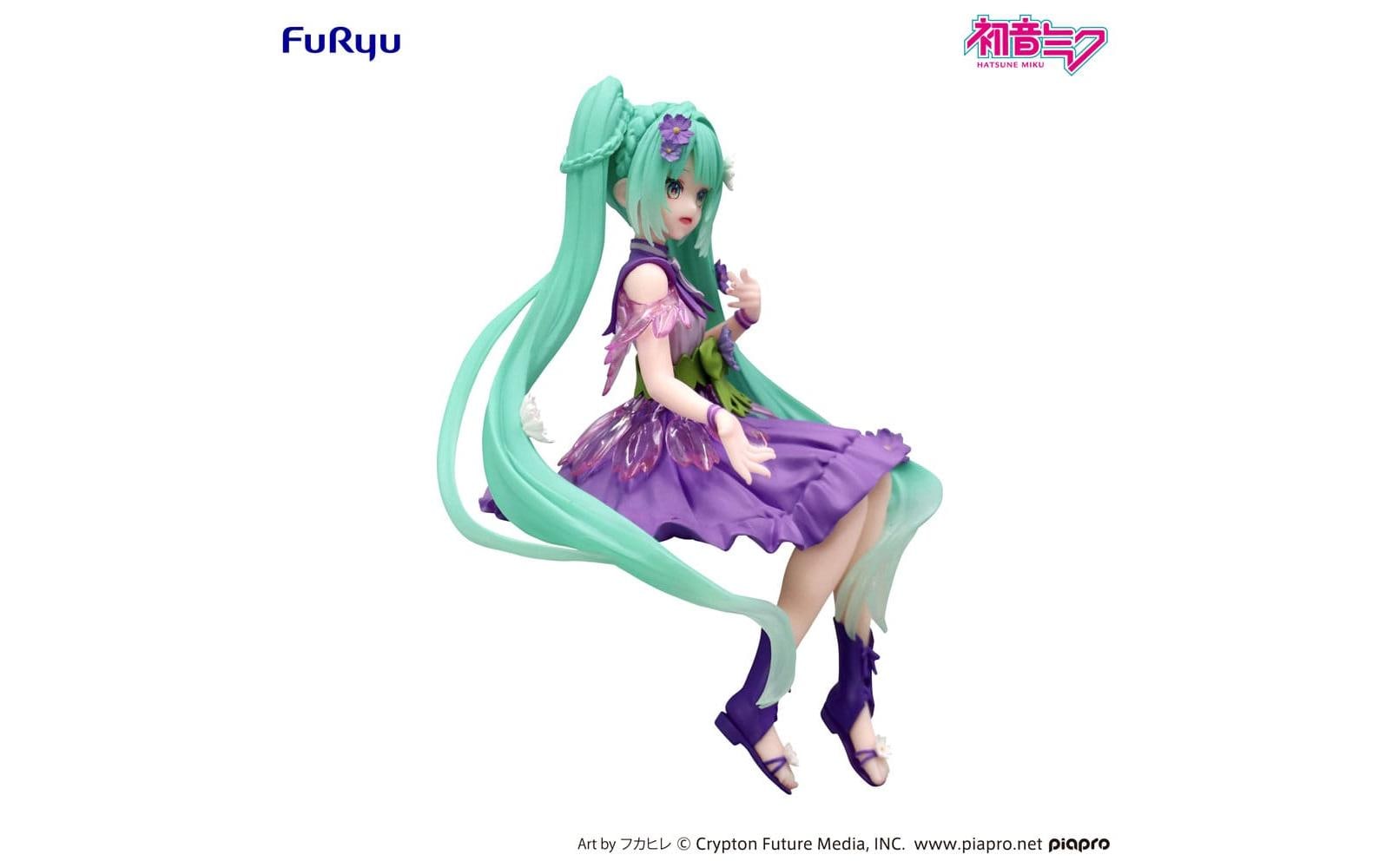 FuRyuu Figur Noodle Stopper Hatsune Miku Flower Fairy Cosmos Purple