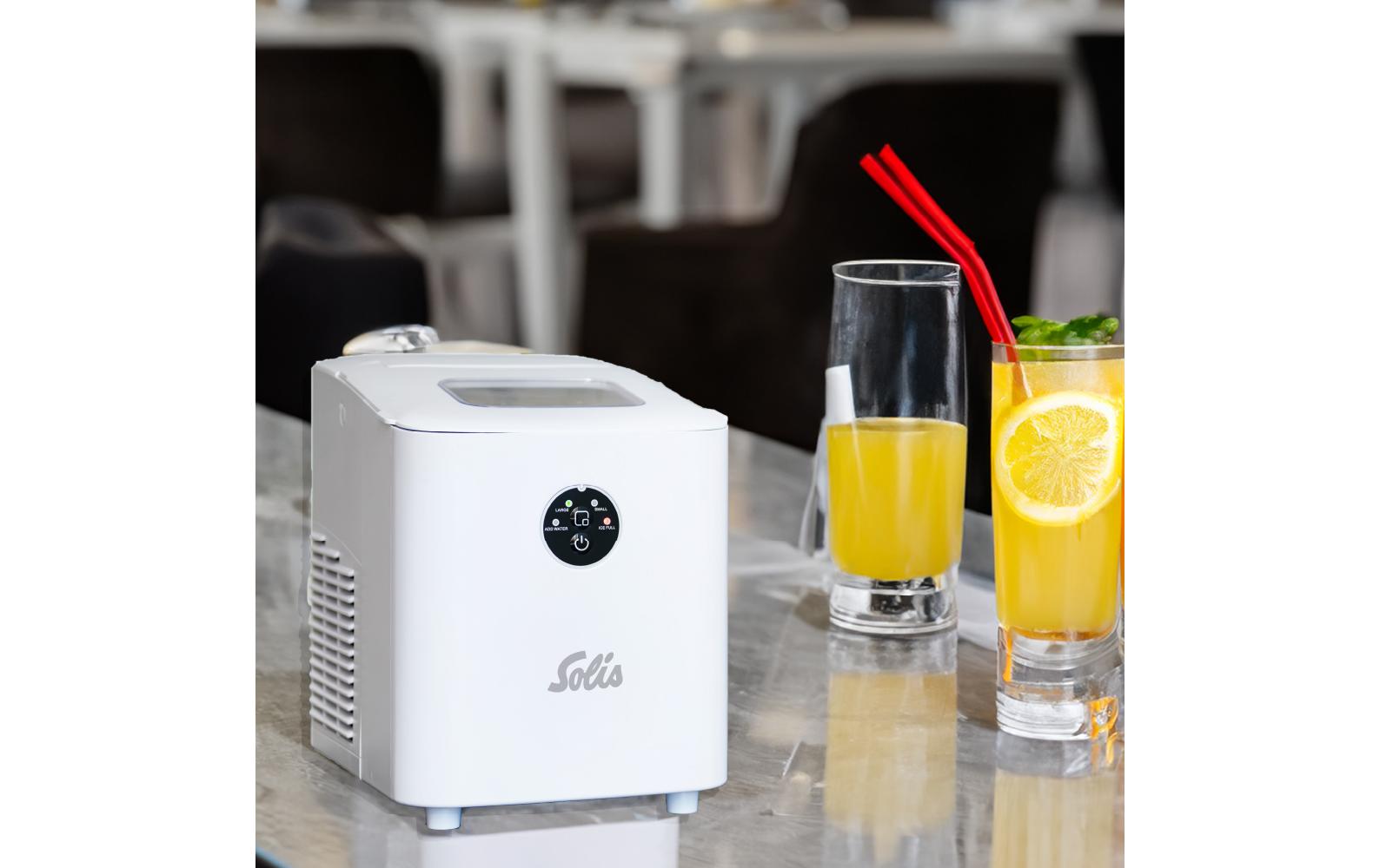 Solis Eiswürfelmaschine Ice Cube Express 12 kg/24h, Weiss