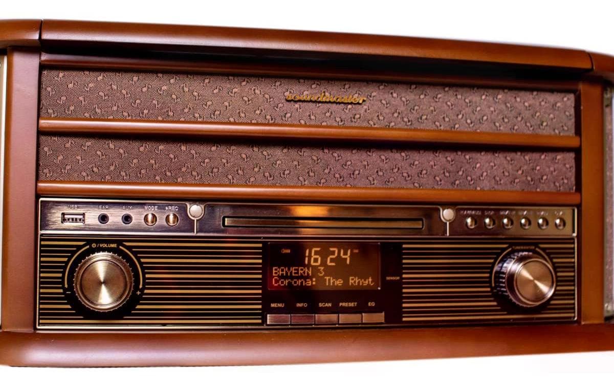 soundmaster Stereoanlage NR565DAB Braun