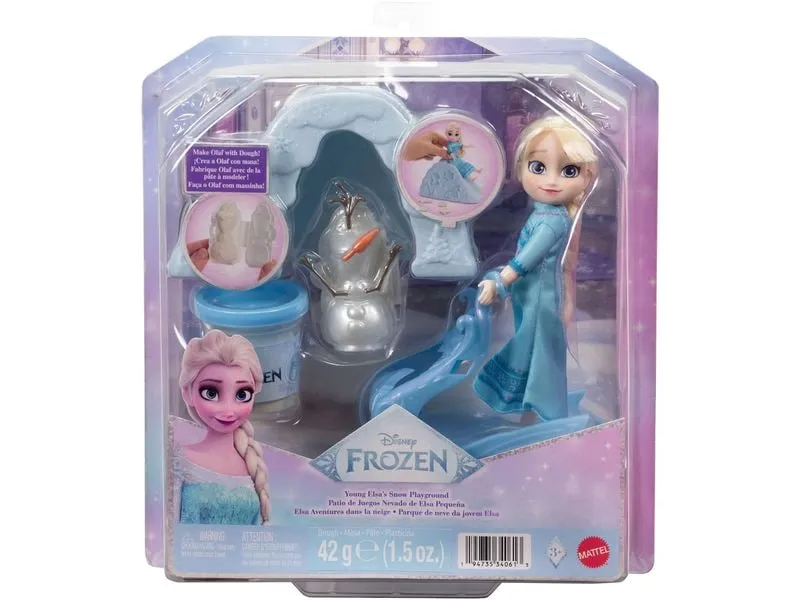 Disney Princess Eiskönigin Puppe der jungen Elsa mit Knete Disney Princess Eiskönigin Puppe der jungen Elsa mit Knete