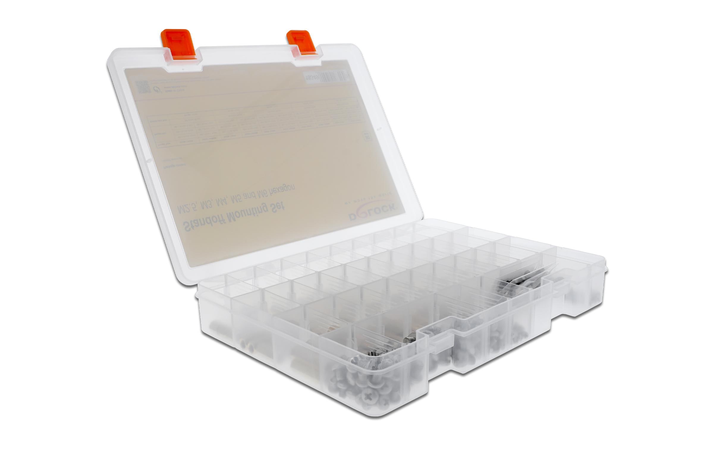 Delock Abstandshalter M2.5, M3, M4, M5, M6 Sechskant, 362 Stück Delock Abstandshalter M2.5, M3, M4, M5, M6 Sechskant, 362 Stück