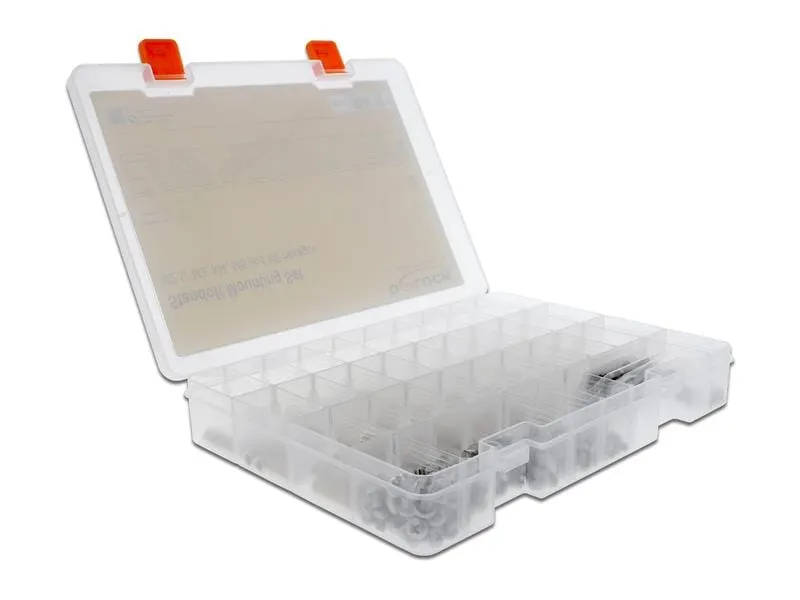 Delock Abstandshalter M2.5, M3, M4, M5, M6 Sechskant, 362 Stück Delock Abstandshalter M2.5, M3, M4, M5, M6 Sechskant, 362 Stück