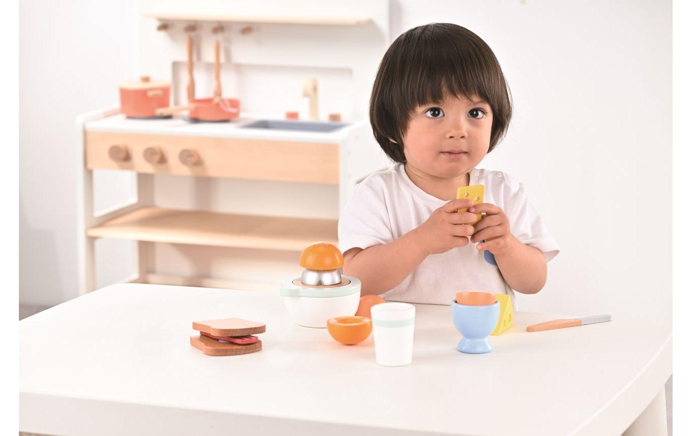 Spielba Holzspielwaren Spiel-Lebensmittel Frühstücks-Set