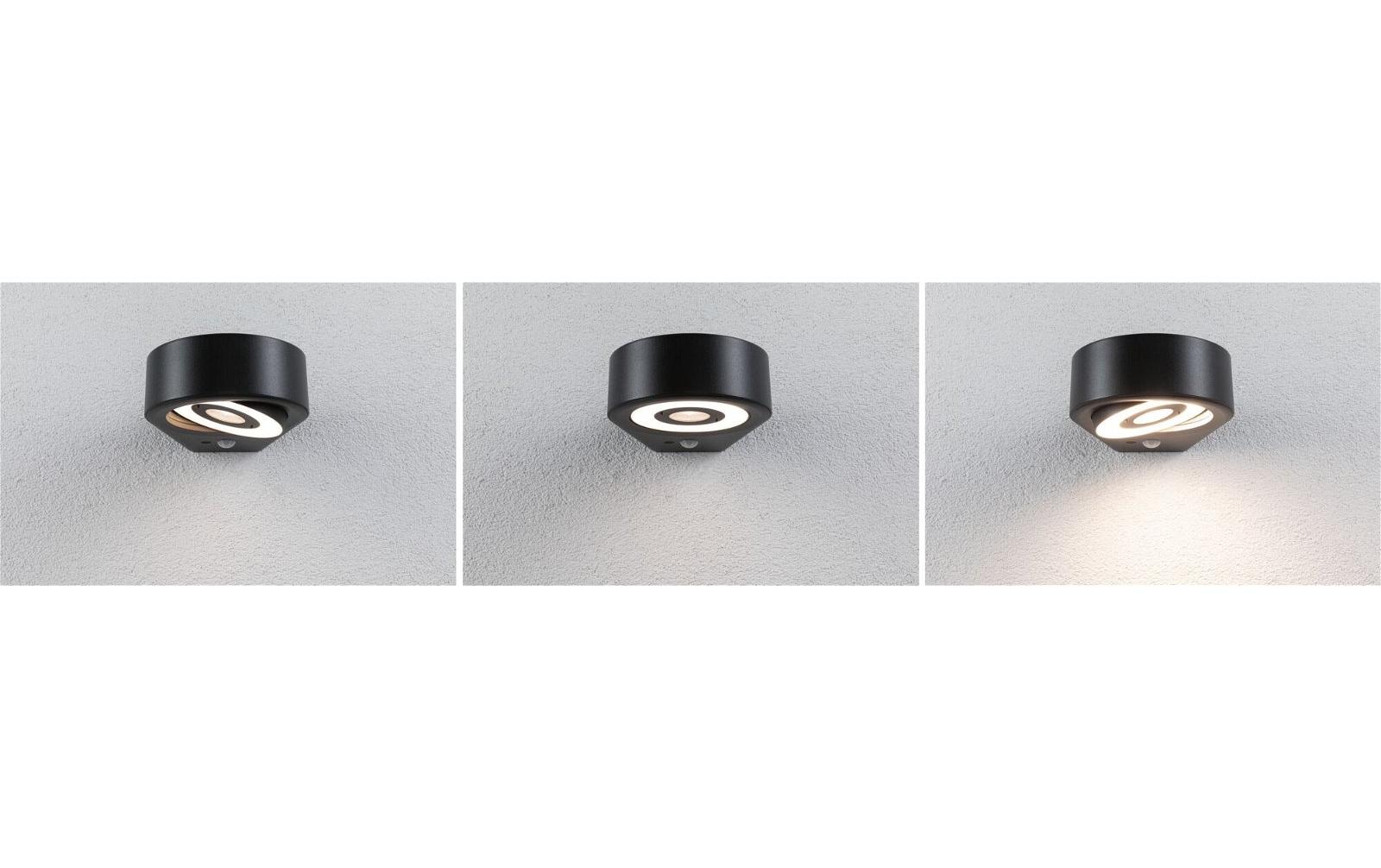 Paulmann LED Aussenwandleuchte Silma Bewegungsmelder Anthrazit