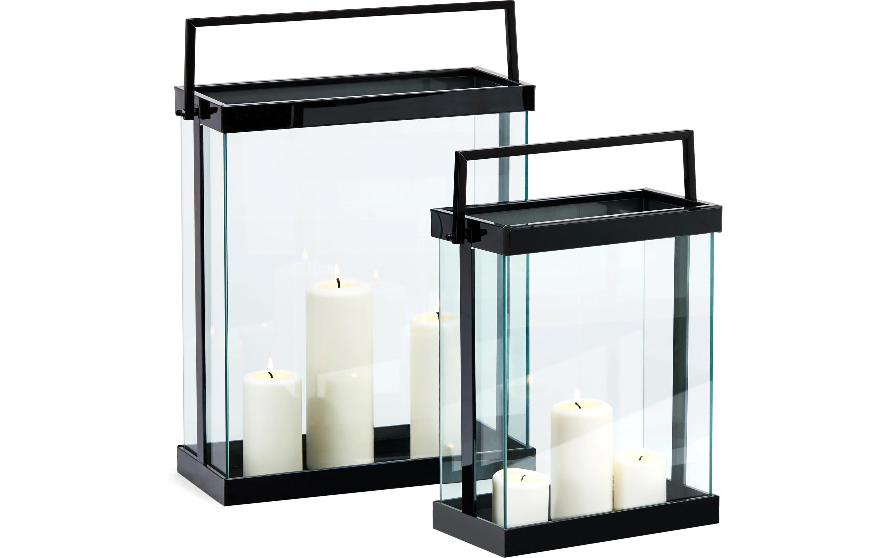 Philippi Laterne Luxor S 42 cm, Schwarz