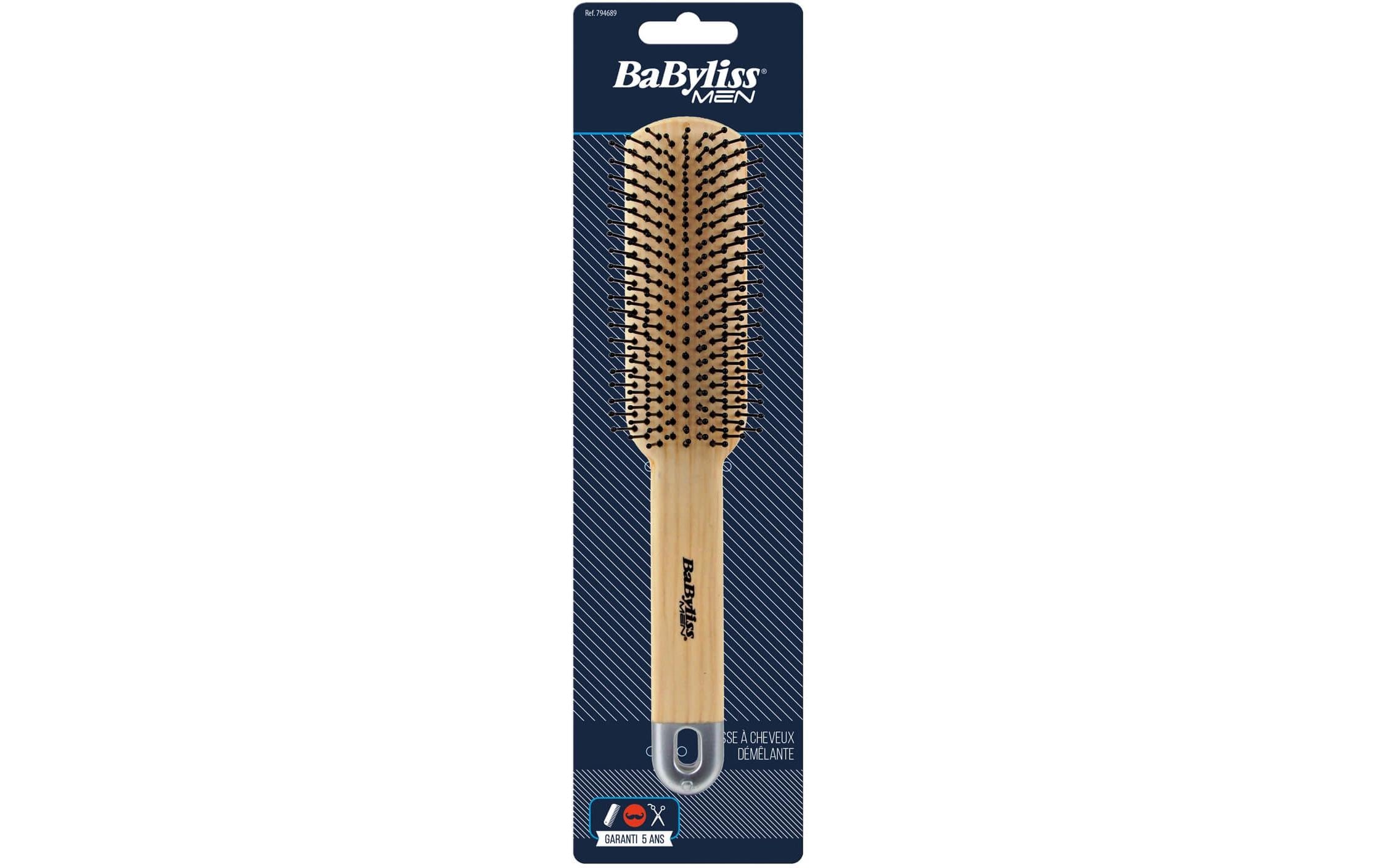 Babyliss Haarbürste Holz Kunststoffbürste Braun