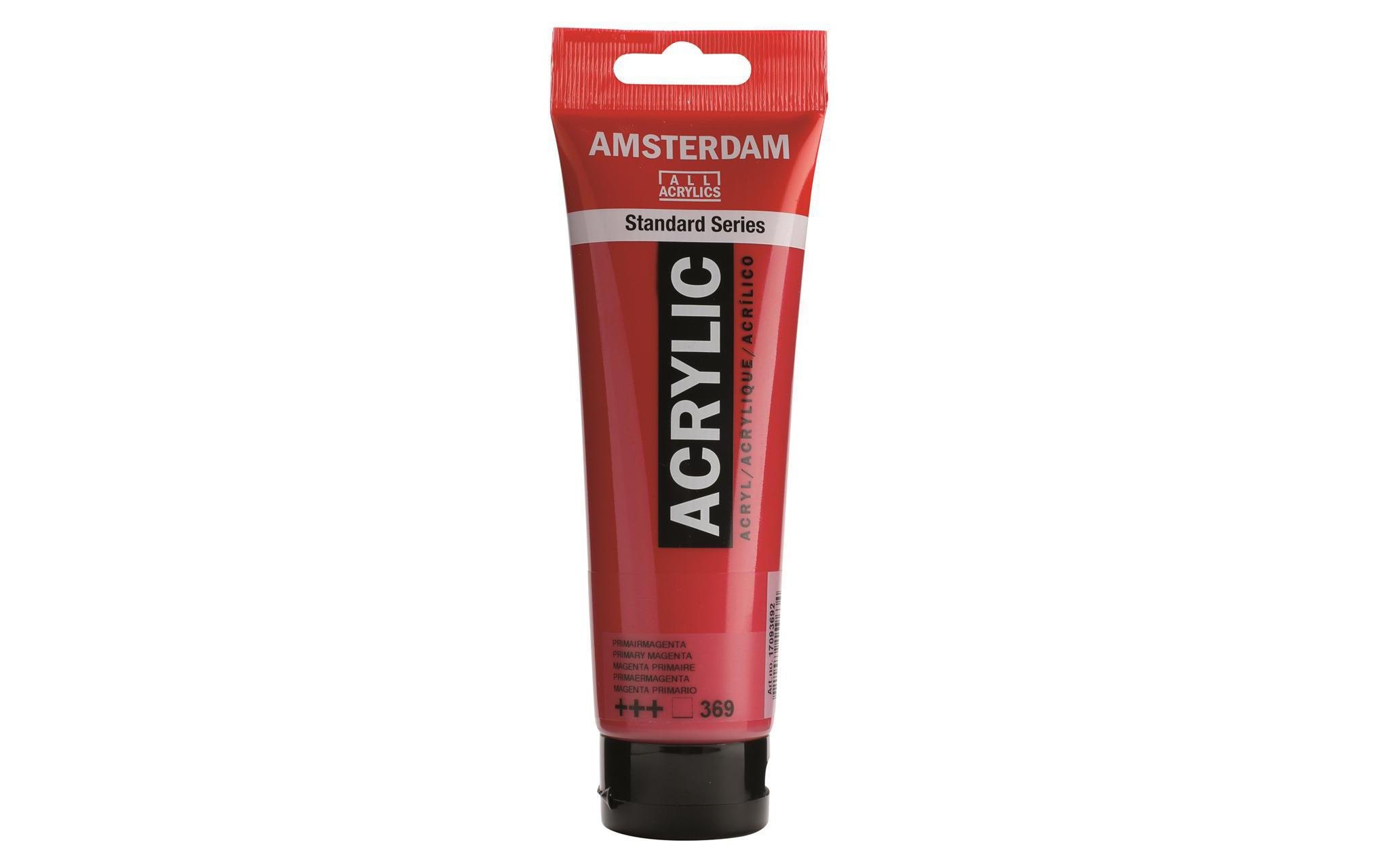 Amsterdam Acrylfarbe Standard 369 Primärmagenta transparent, 120 ml