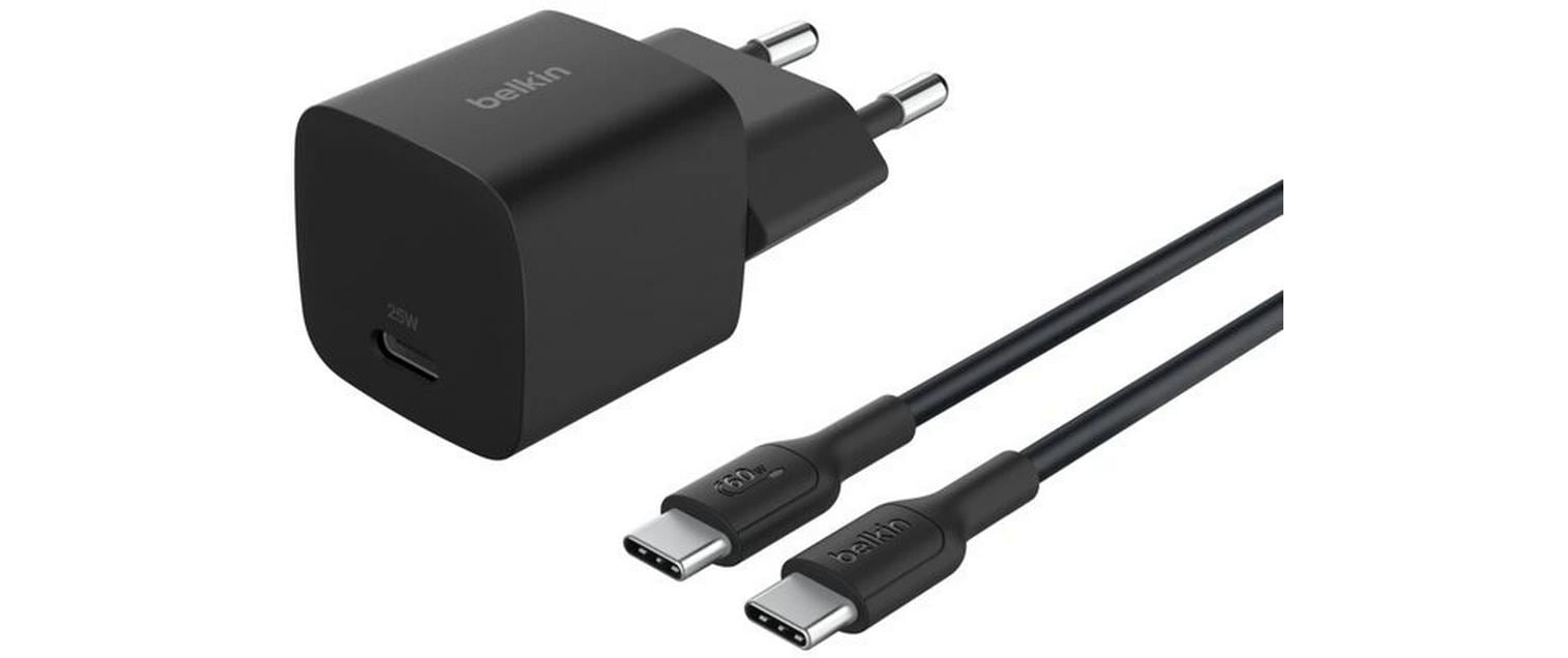 Belkin Wireless Charger BoostCharge mit USB C Kabel Schwarz