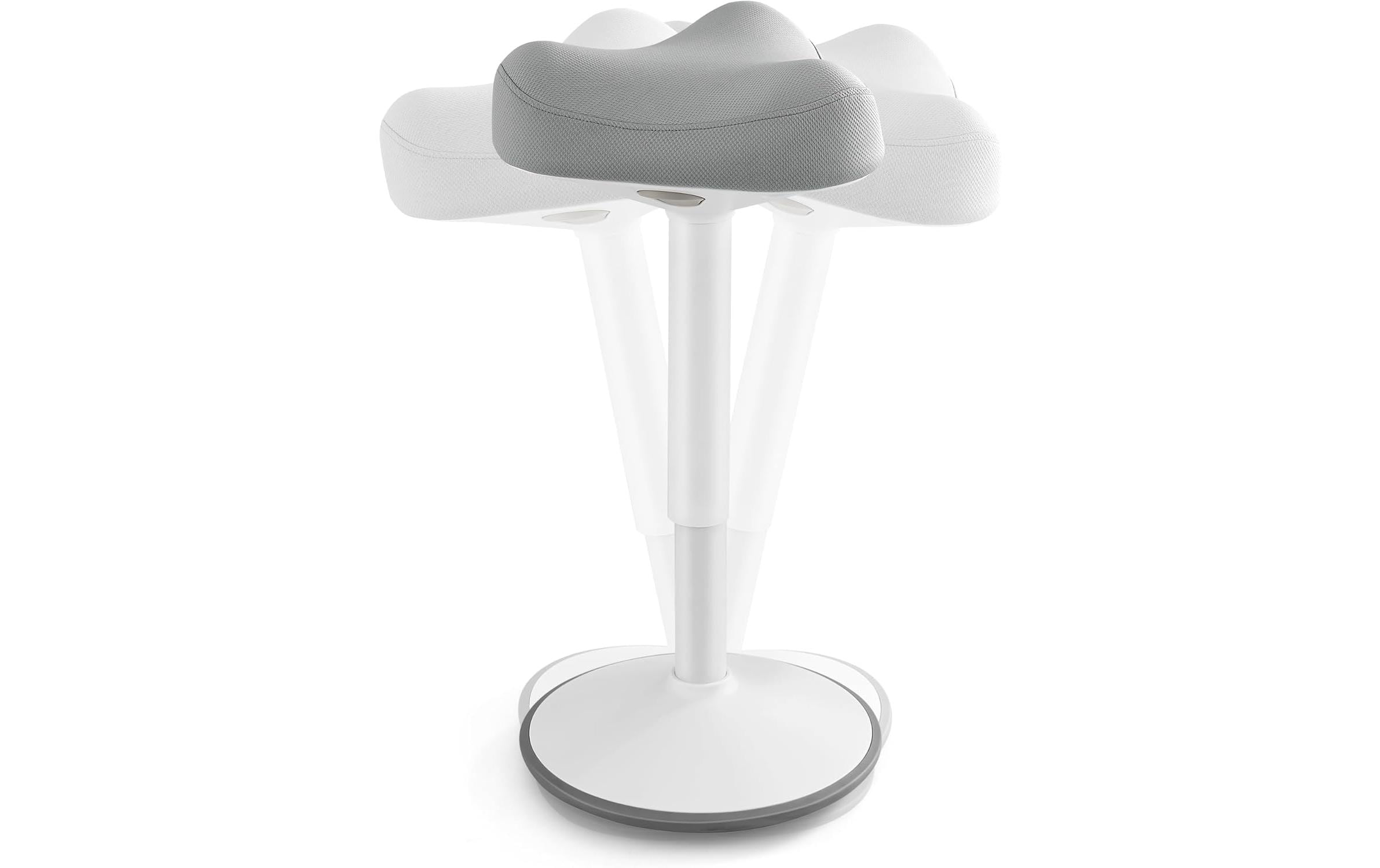 Songmics Steh-Hocker Grau/Weiss, 83.5 cm