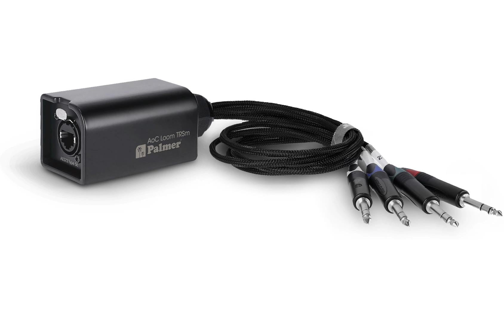 Palmer Audio-Adapter AoC Loom TRSm RJ45 - 6.3 mm Klinke