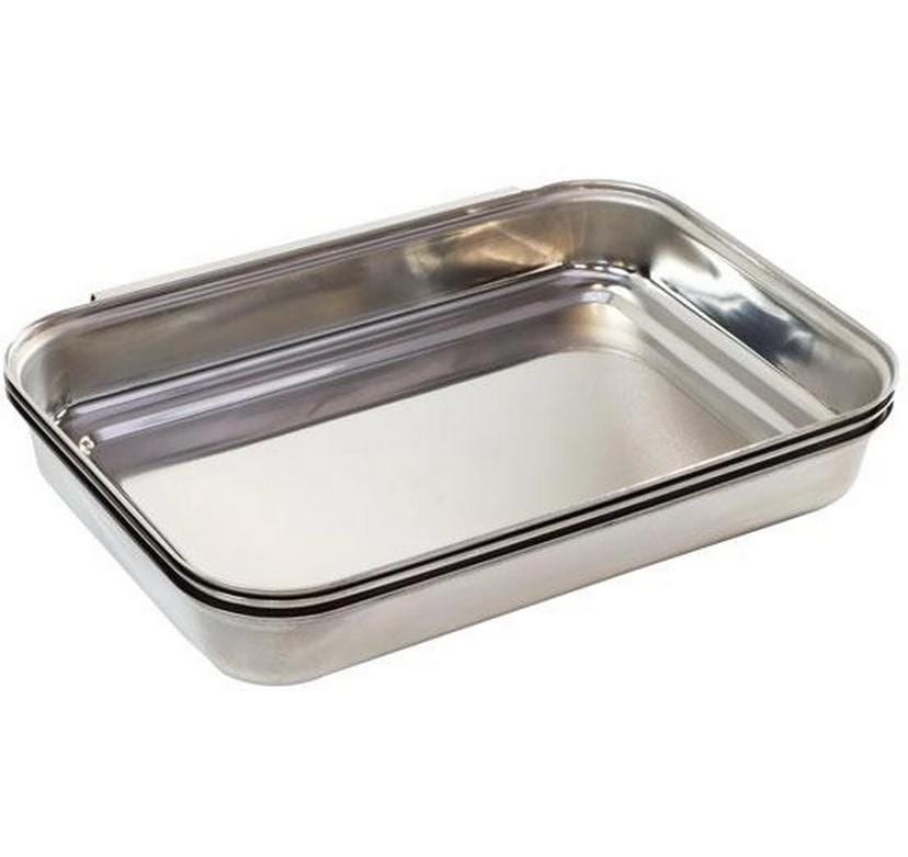 APS Panierstation 3-teilig, Silber