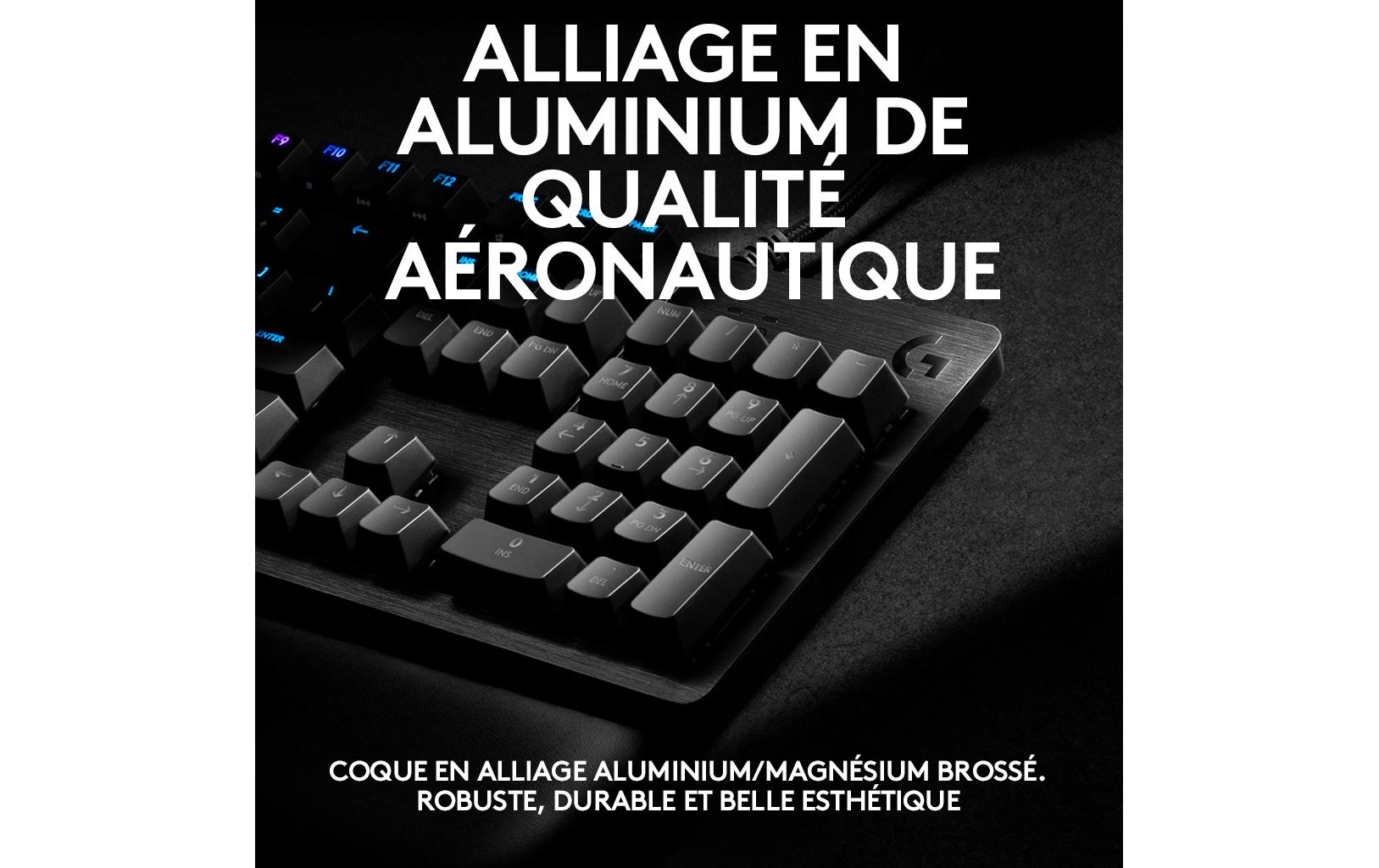 Logitech Gaming-Tastatur G513 GX Brown Carbon