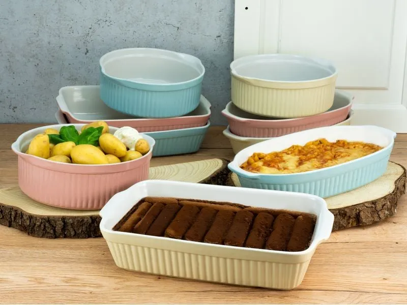 creaTable Auflaufform Eckig, Beige creaTable Auflaufform Eckig, Beige