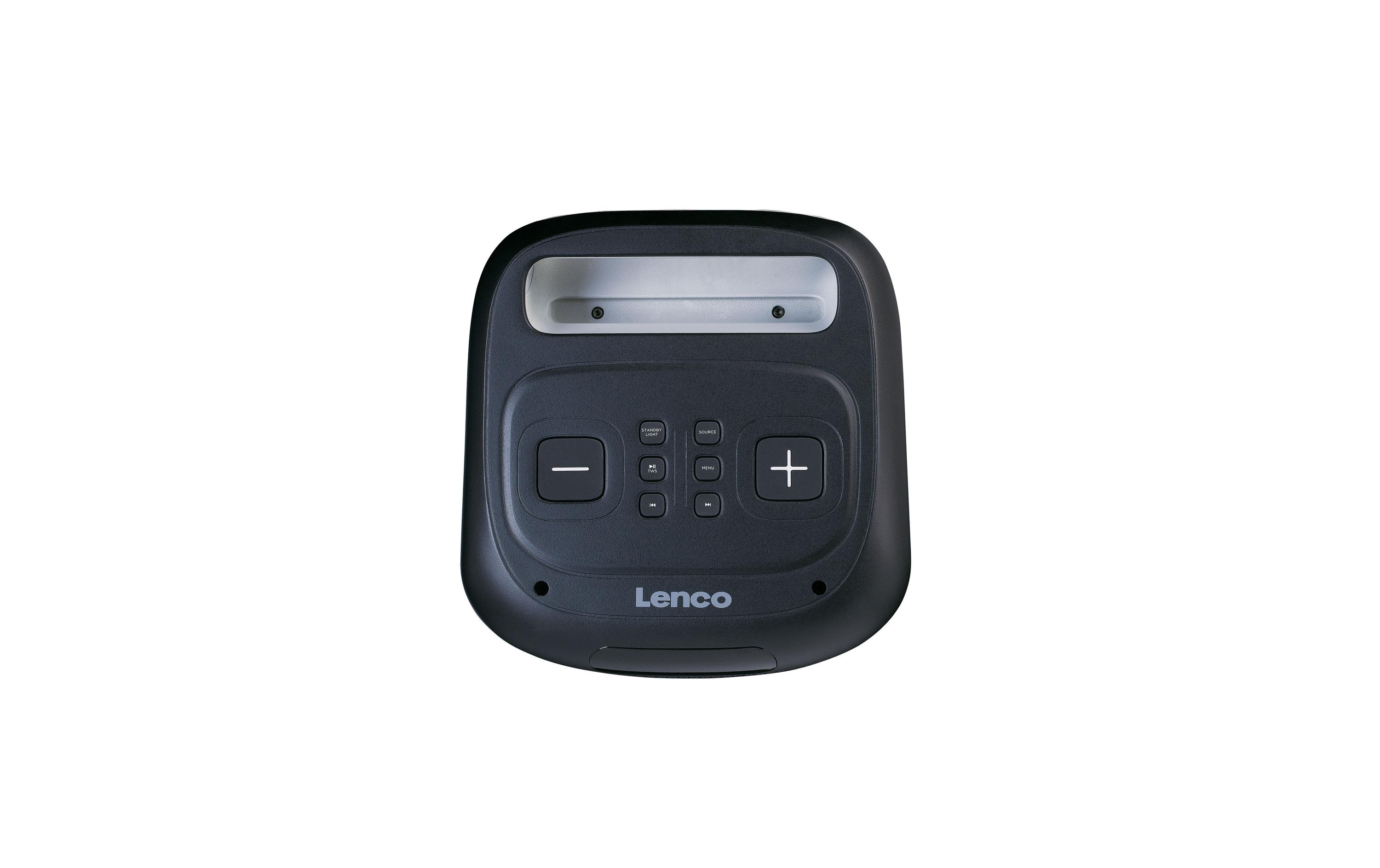 Lenco Bluetooth Speaker PA-100 Party Speaker Schwarz