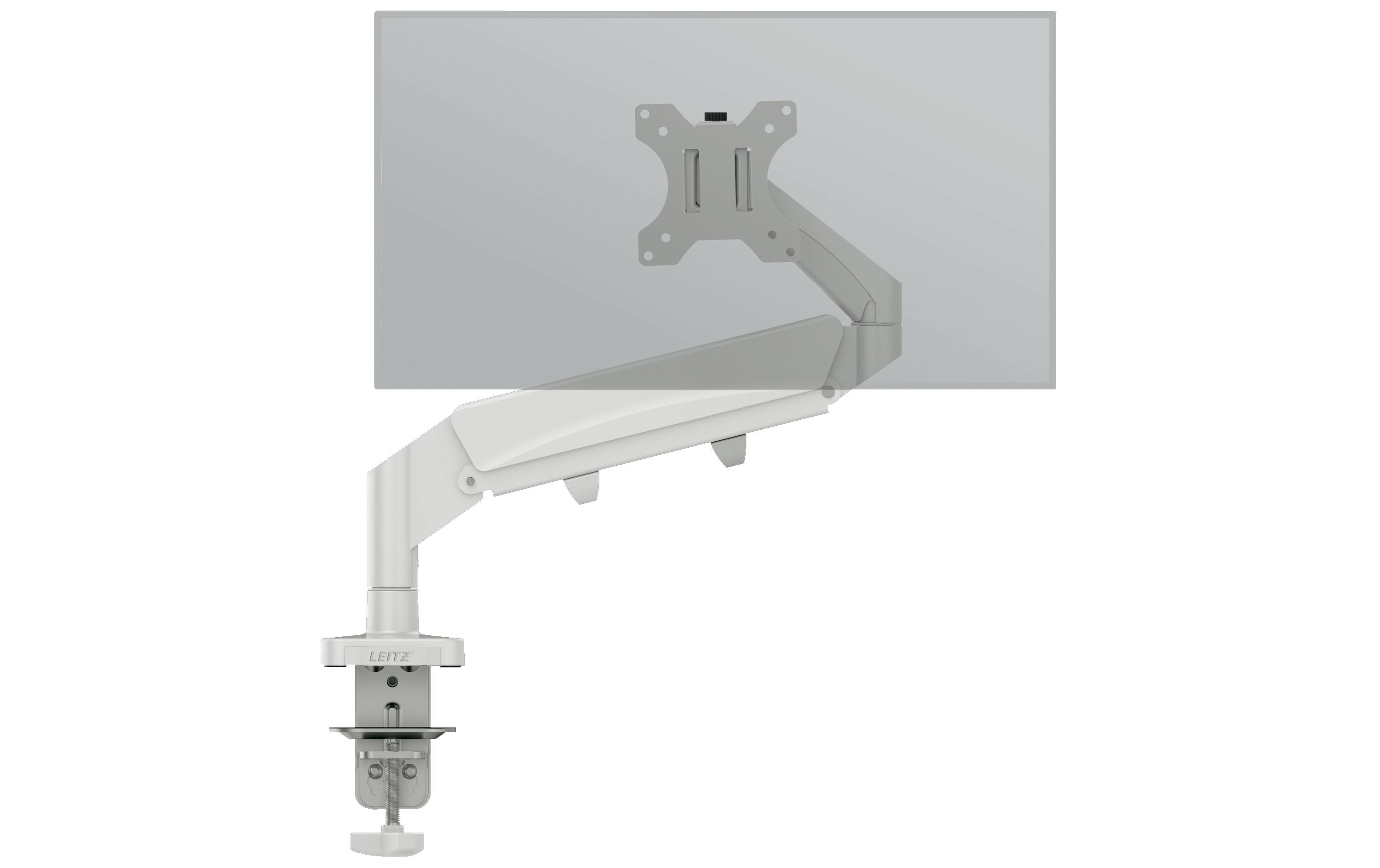 Leitz Tischhalterung Single Monitorarm Ergo bis 9 kg – Grau