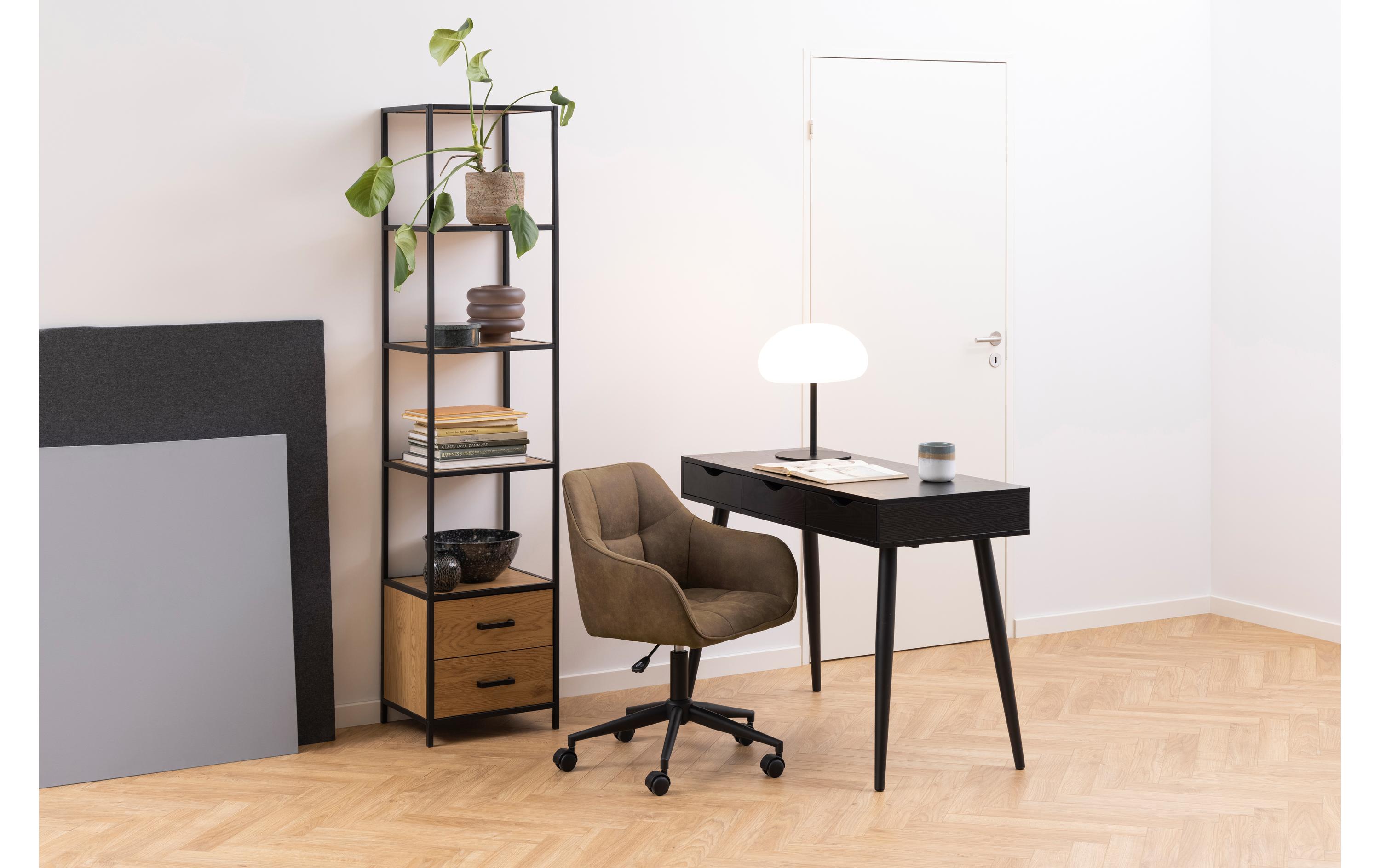 AC Design Regal Seaford 42 x 35 x 185 cm, Eiche