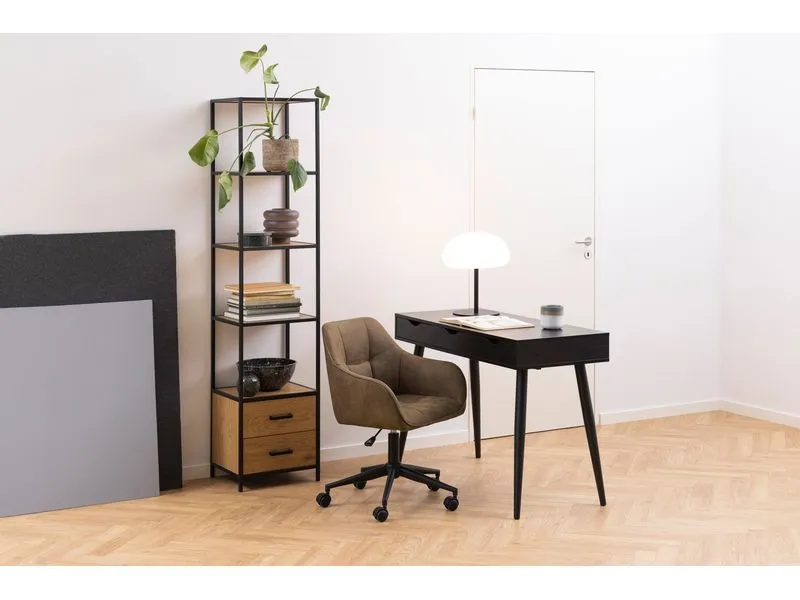 AC Design Regal Seaford 42 x 35 x 185 cm, Eiche