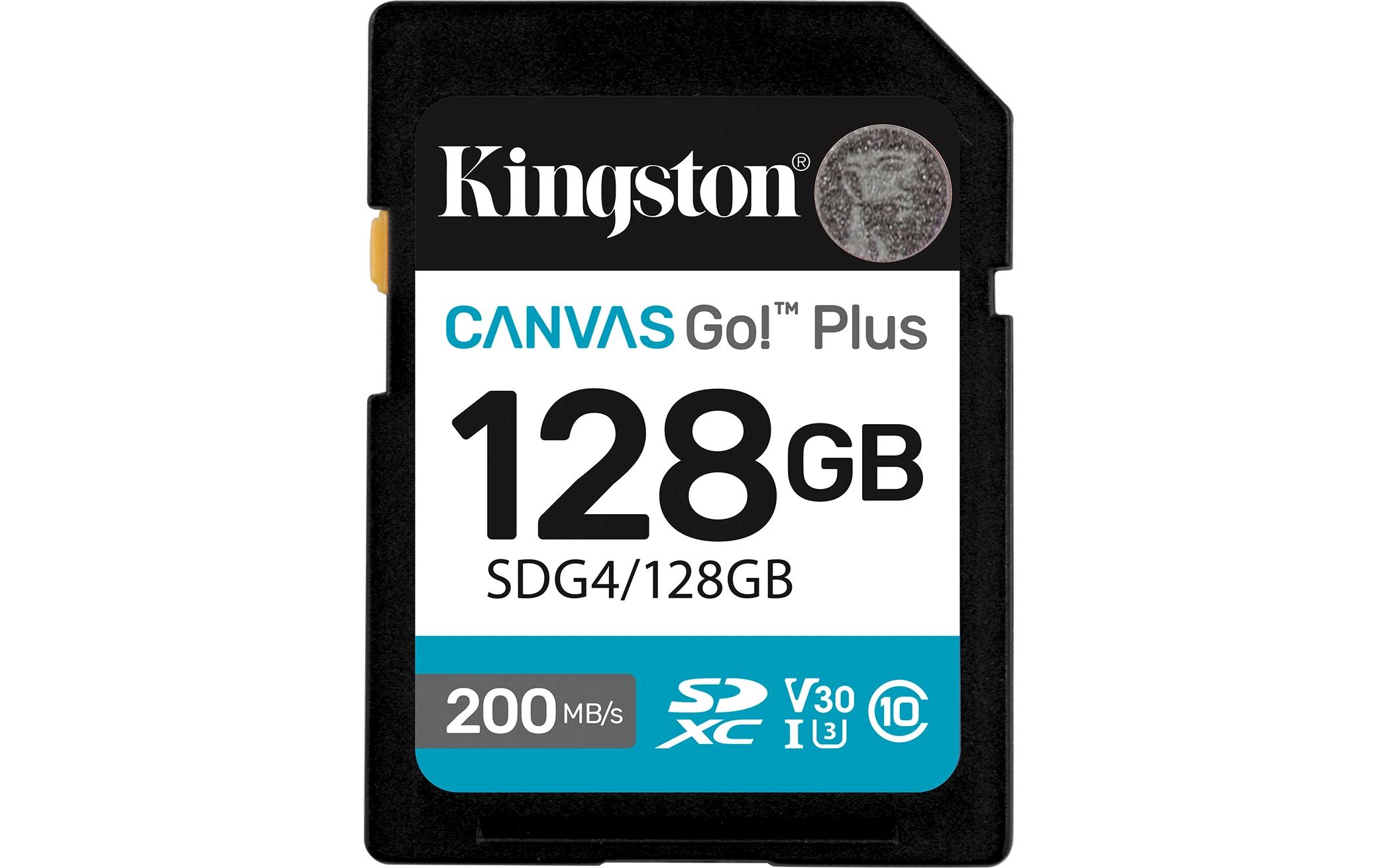 Kingston SDXC-Karte Canvas Go! Plus 128 GB