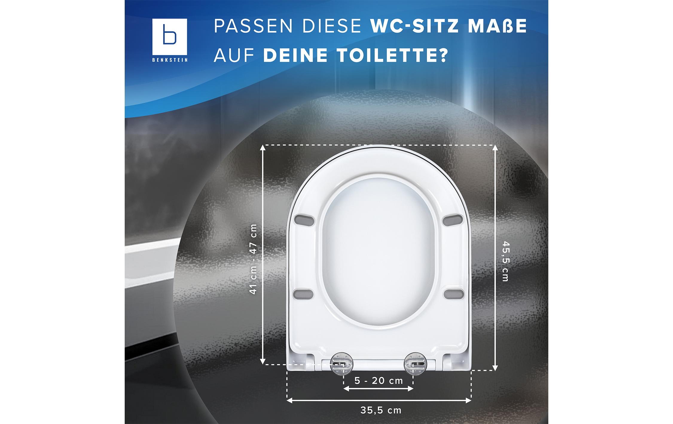 Benkstein Toilettensitz D-Form